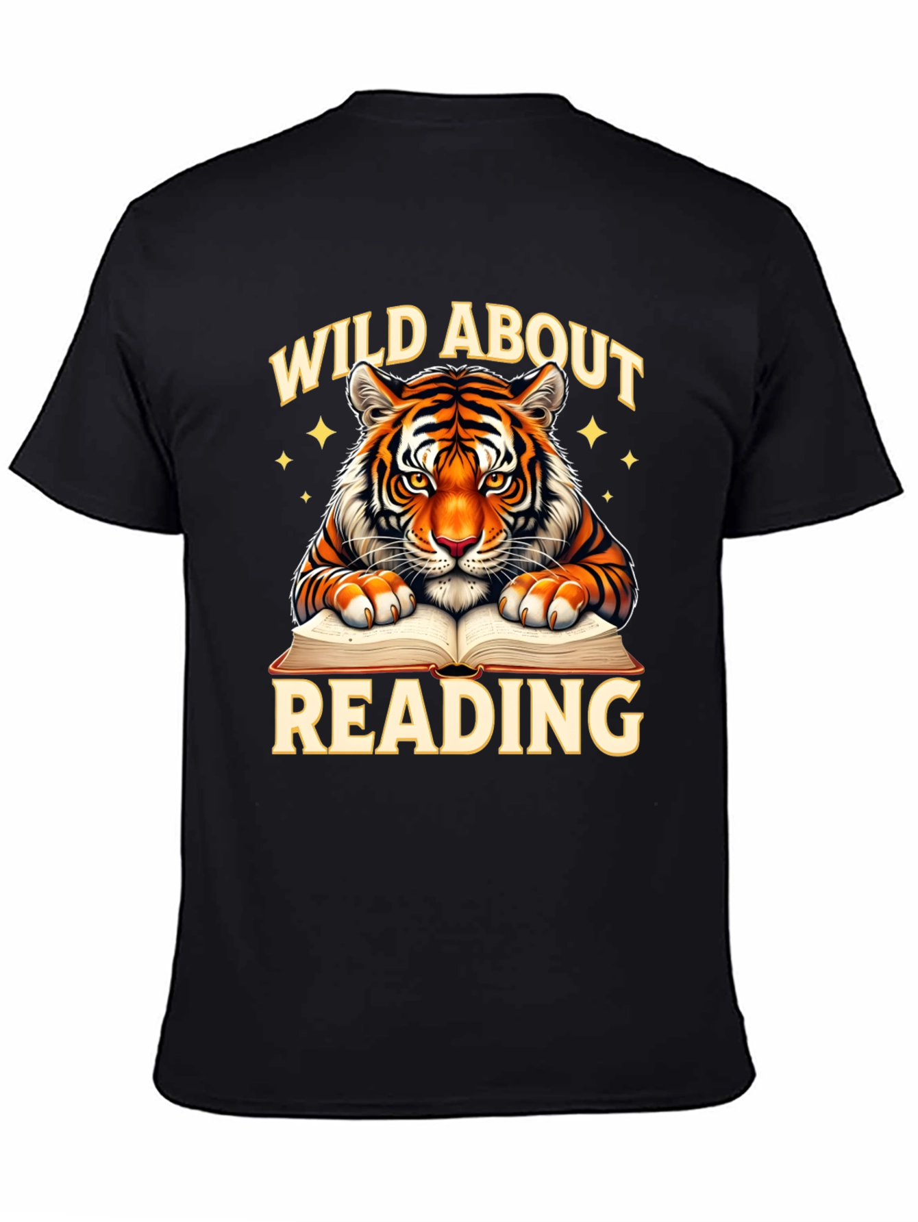 Wild About Reading Tiger Graphic Tee