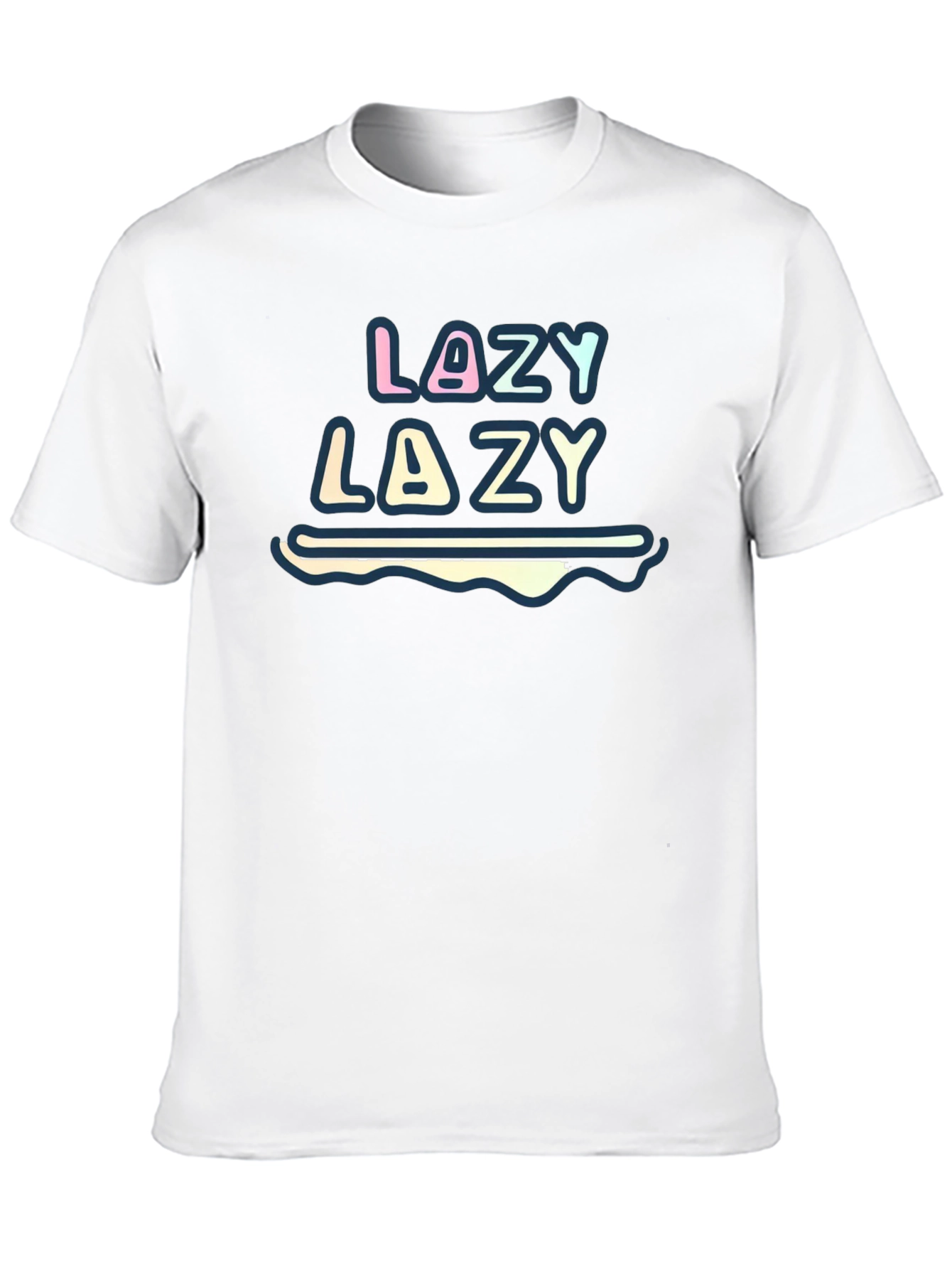 Lazy Graphic T-Shirt - Relaxed Fit Casual Style