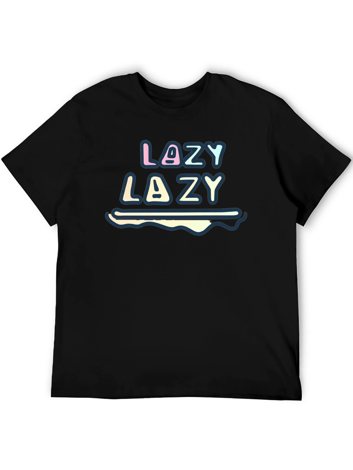 Lazy Graphic T-Shirt - Relaxed Fit Casual Style