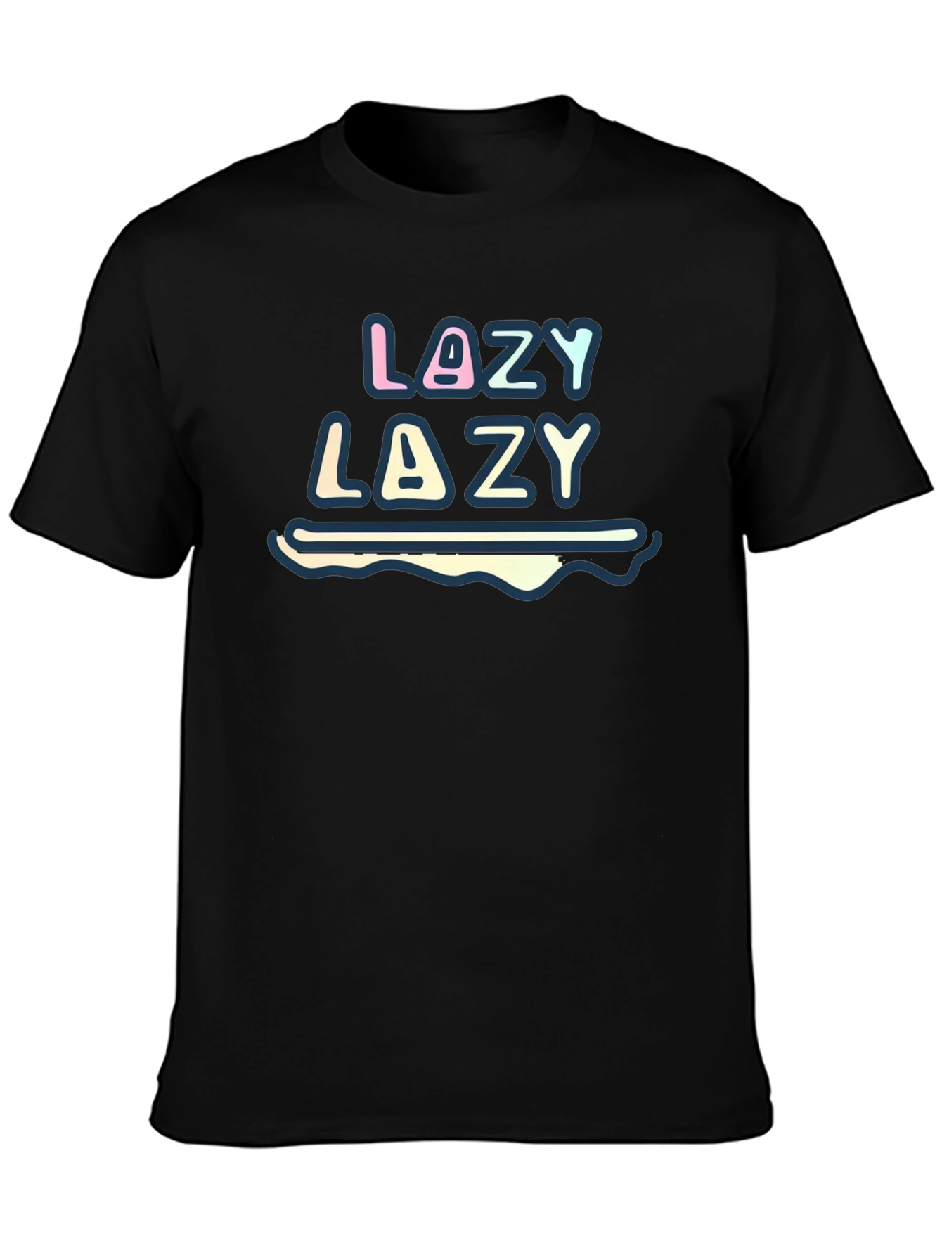 Lazy Graphic T-Shirt - Relaxed Fit Casual Style
