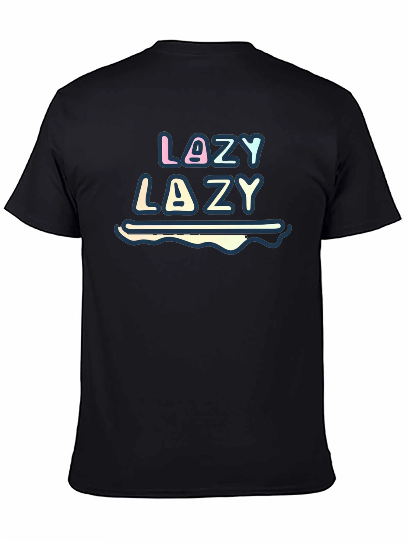 Lazy Graphic T-Shirt - Relaxed Fit Casual Style
