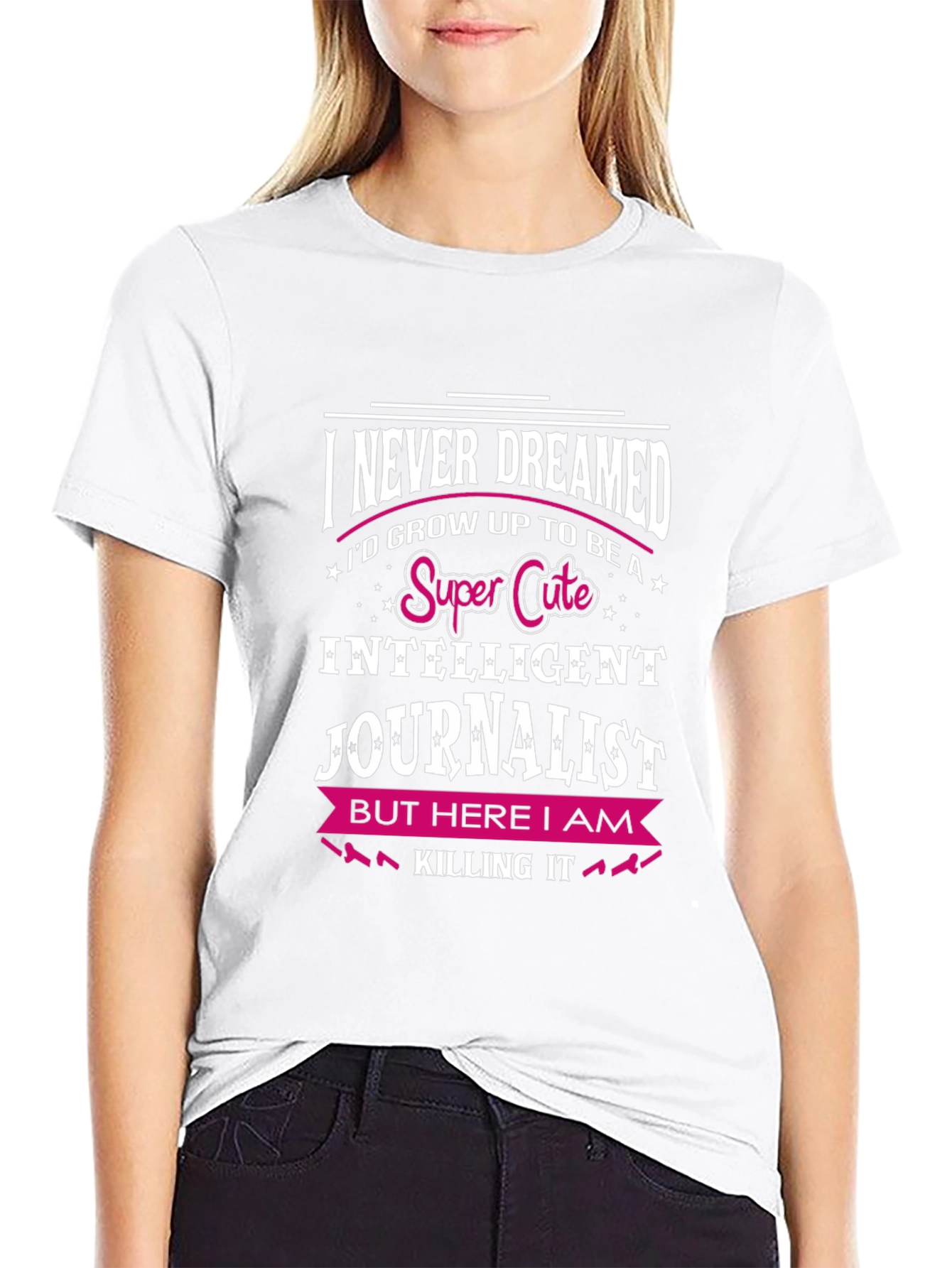 Super Cute Intelligent Journalist T-Shirt