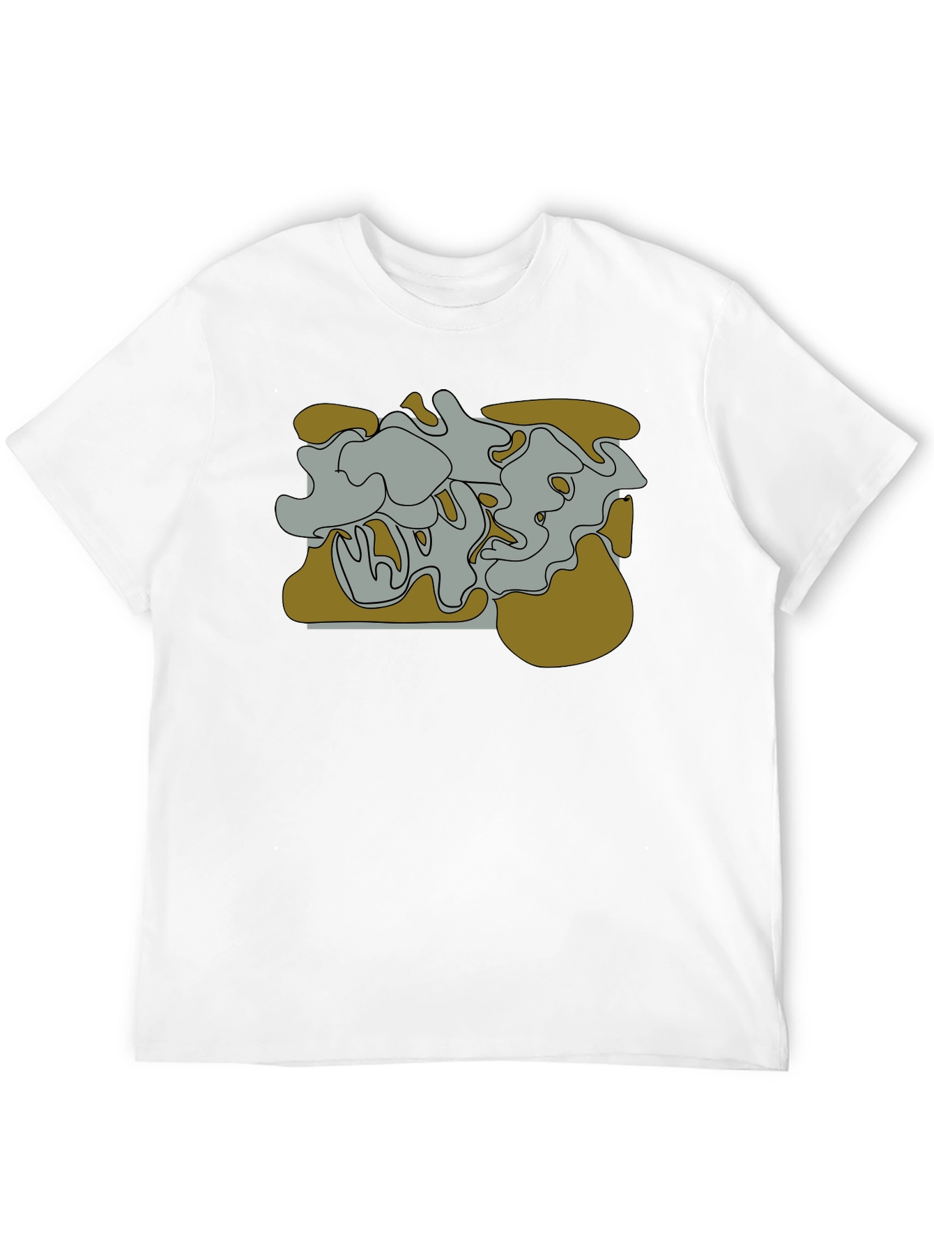 Abstract Graphic Tee - Black Unisex T-Shirt