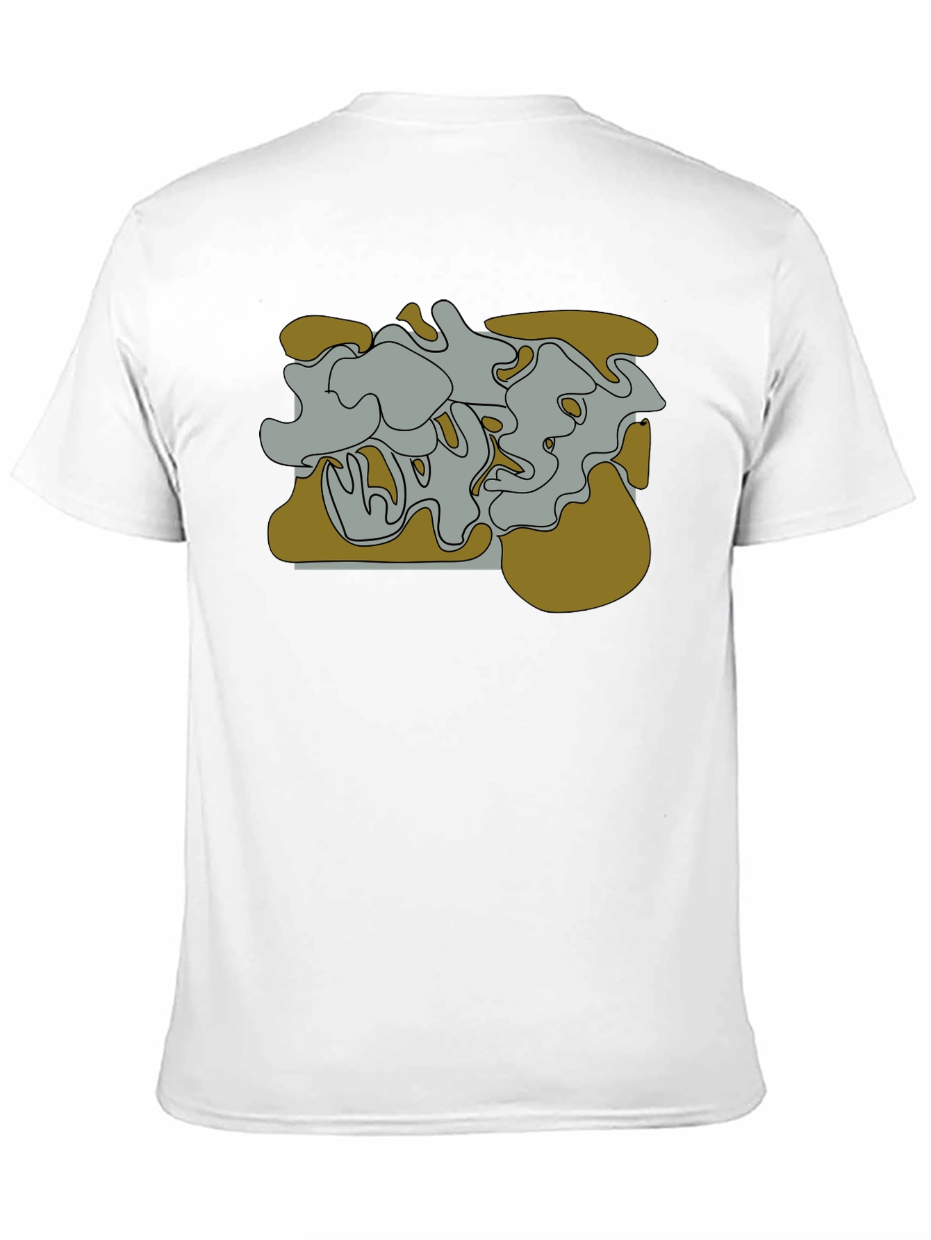 Abstract Graphic Tee - Black Unisex T-Shirt