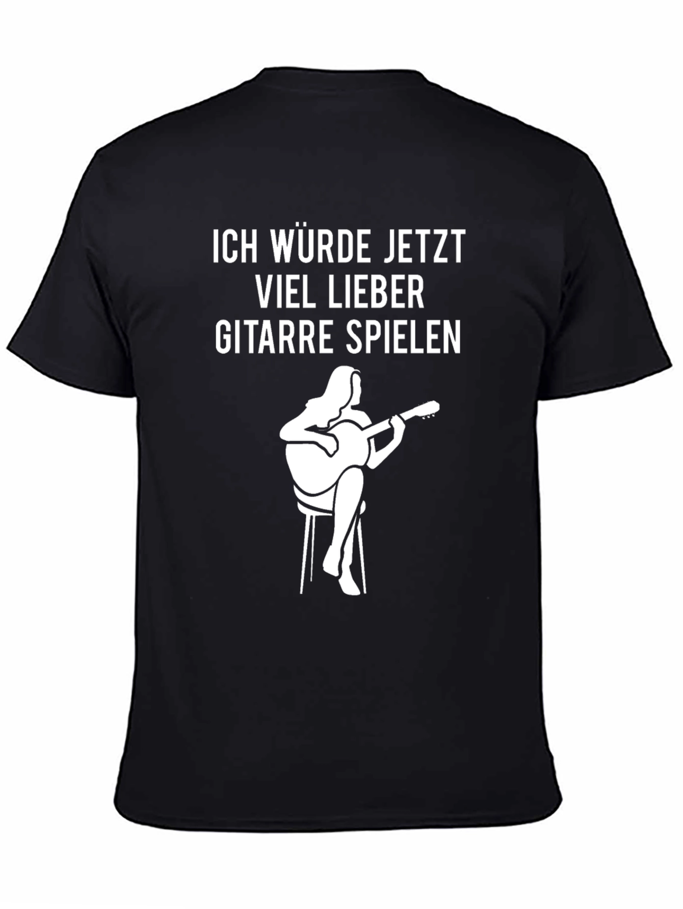 Guitar Player Graphic Tee - Id Rather Be Playing