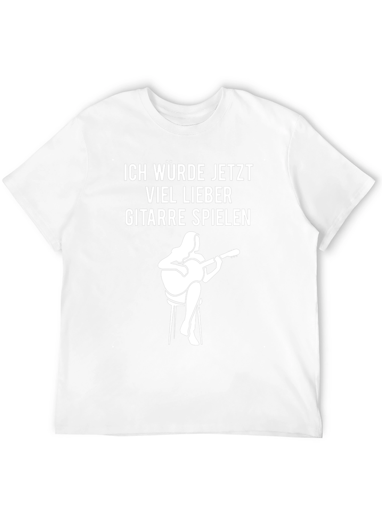 Guitar Player Graphic Tee - Id Rather Be Playing