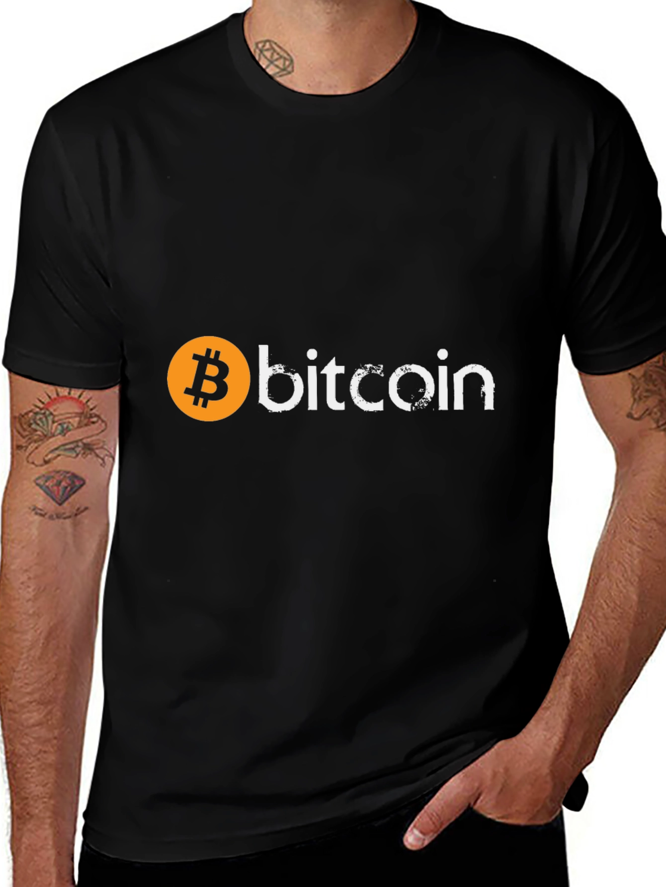 Bitcoin Logo T-Shirt - Crypto Currency Tee