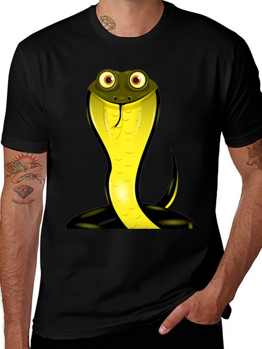 Cobra Snake Graphic T-Shirt - Unisex Crew Neck Tee