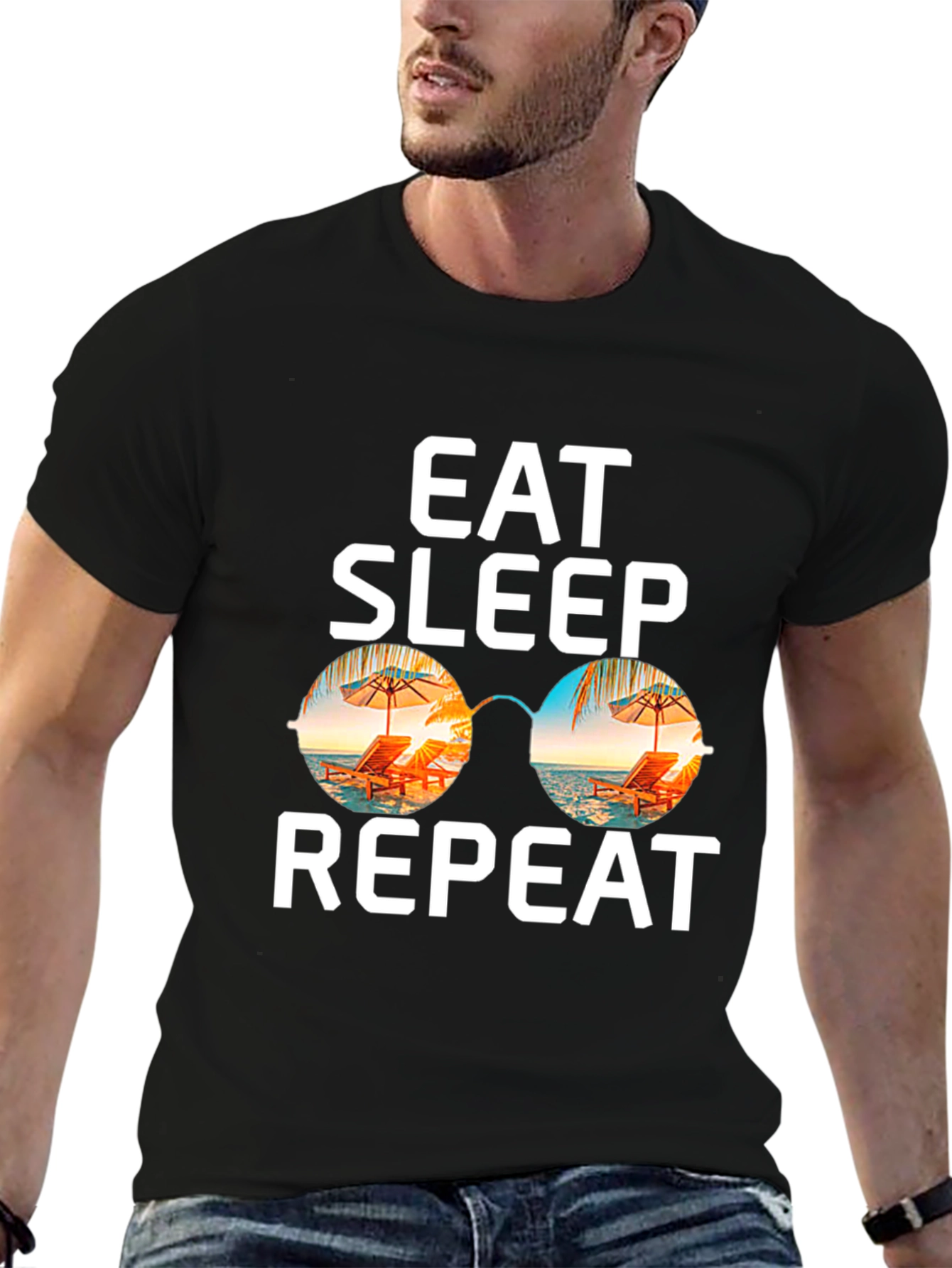 Eat Sleep Repeat Summer T-Shirt