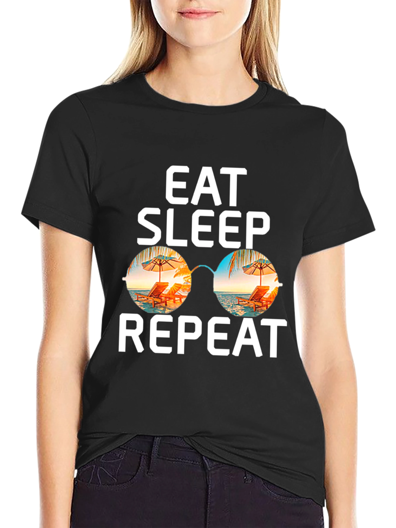 Eat Sleep Repeat Summer T-Shirt