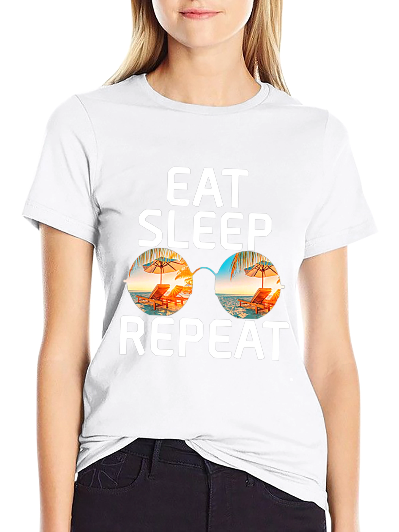 Eat Sleep Repeat Summer T-Shirt