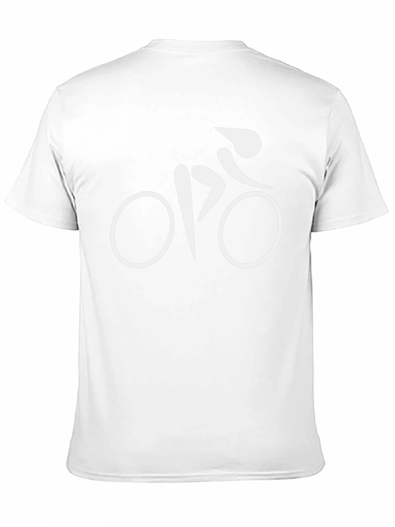 Minimalist Cyclist T-Shirt - Black Cotton Blend