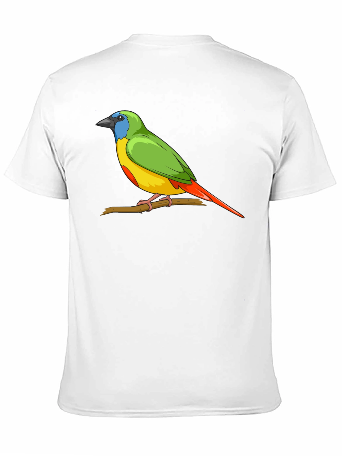 Bird on Branch Graphic Tee - Unisex Black T-Shirt