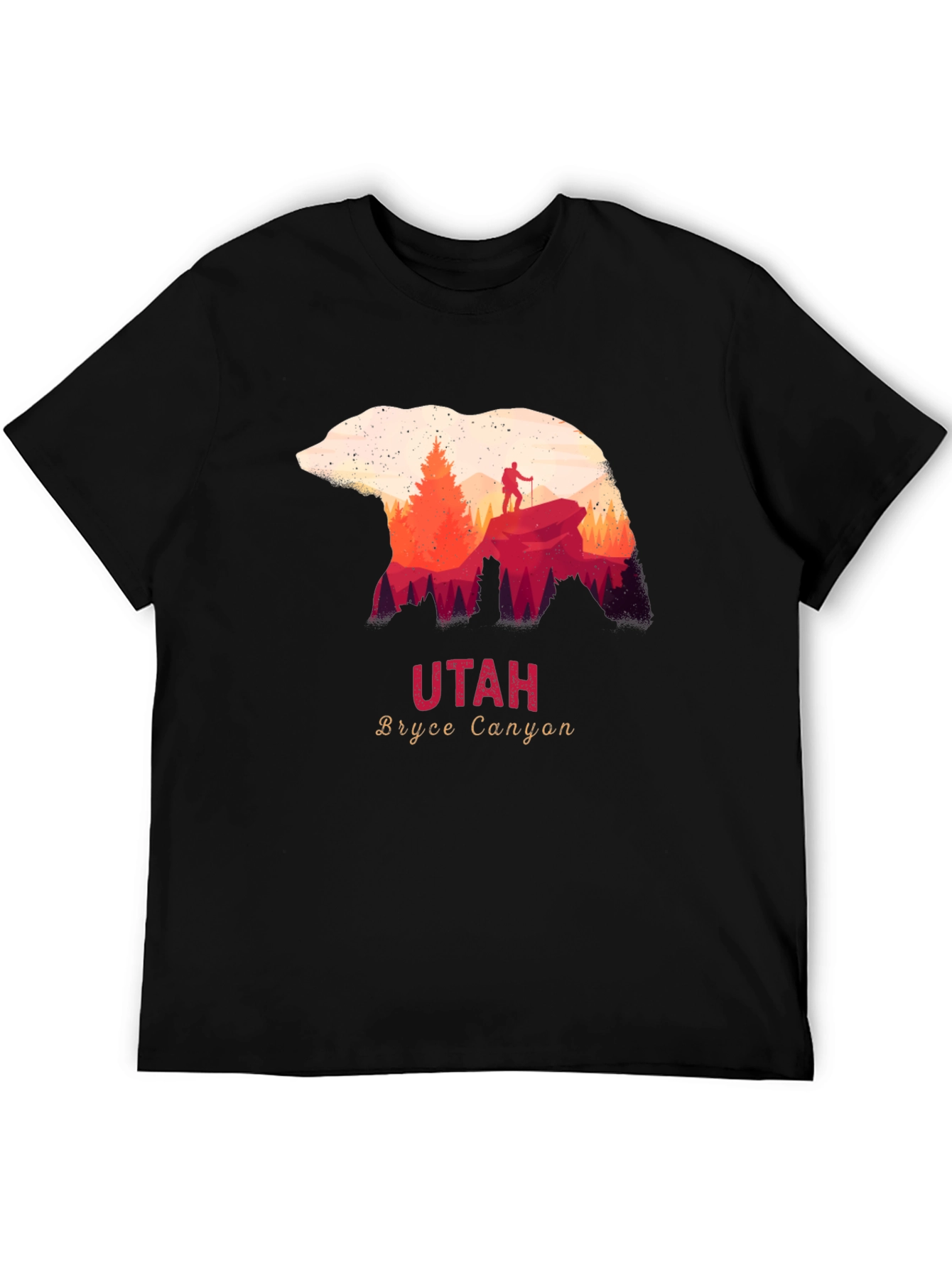 Utah Bryce Canyon Bear Silhouette T-Shirt
