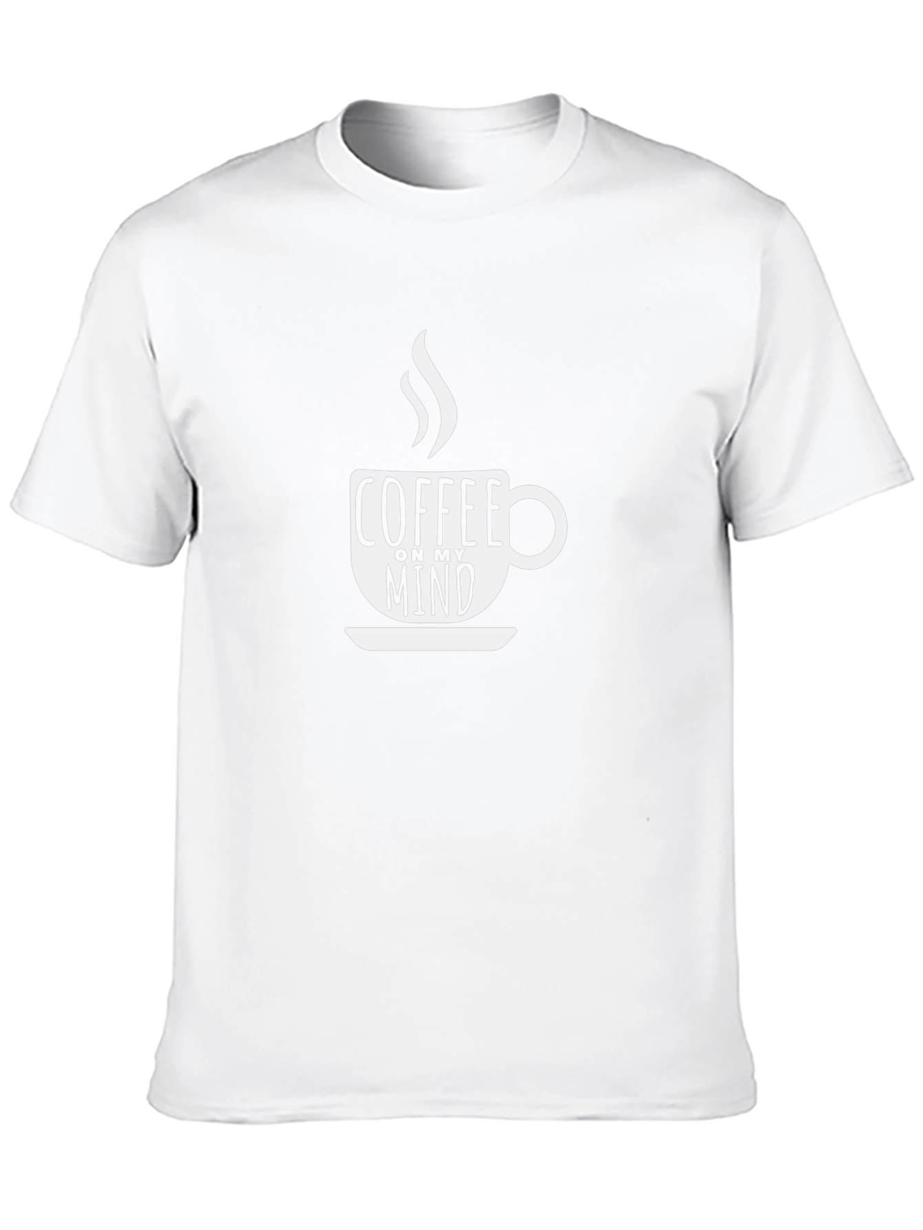 Coffee On My Mind T-Shirt - Casual Graphic Tee