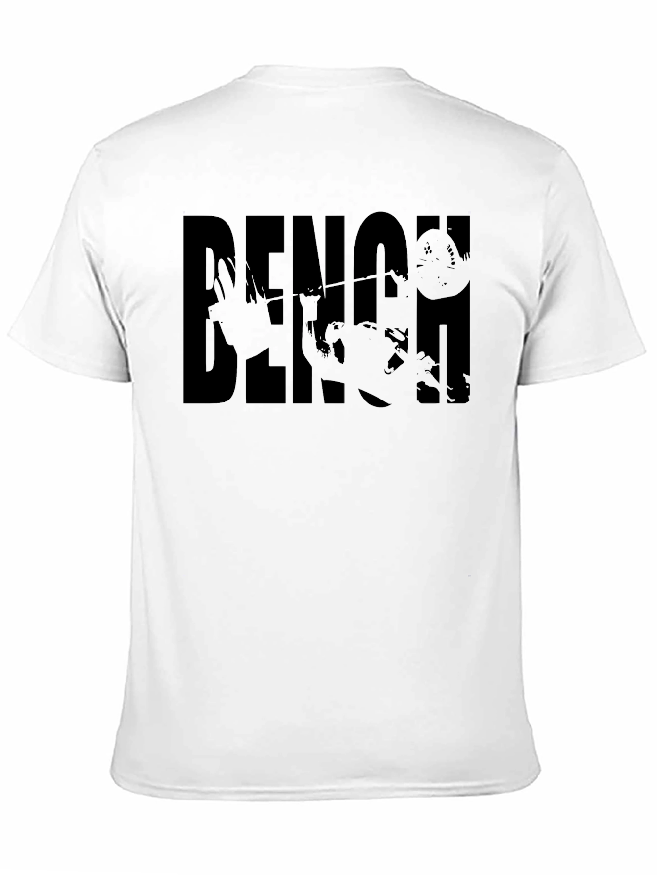 Bench Press Black Graphic Tee | Weightlifting Shirt