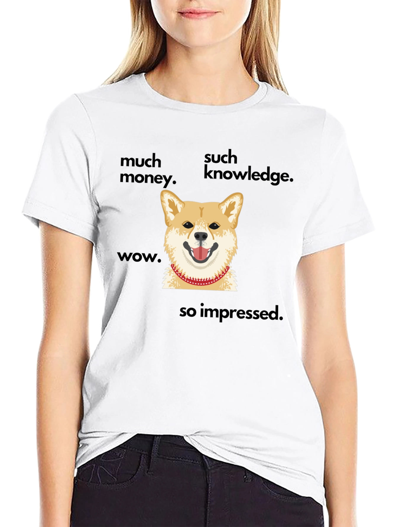 Doge Meme T-Shirt - Much Money Such Knowledge Wow!