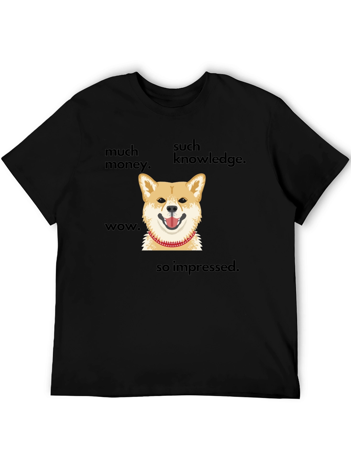 Doge Meme T-Shirt - Much Money Such Knowledge Wow!