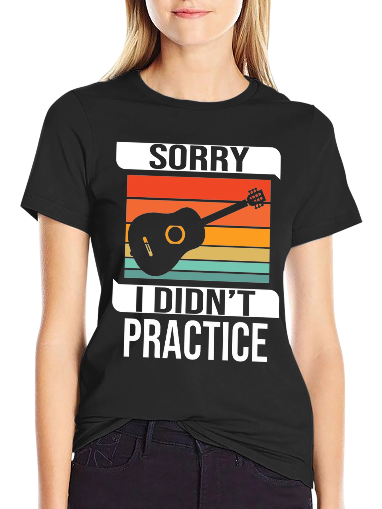 Sorry I Didnt Practice Guitarist T-Shirt