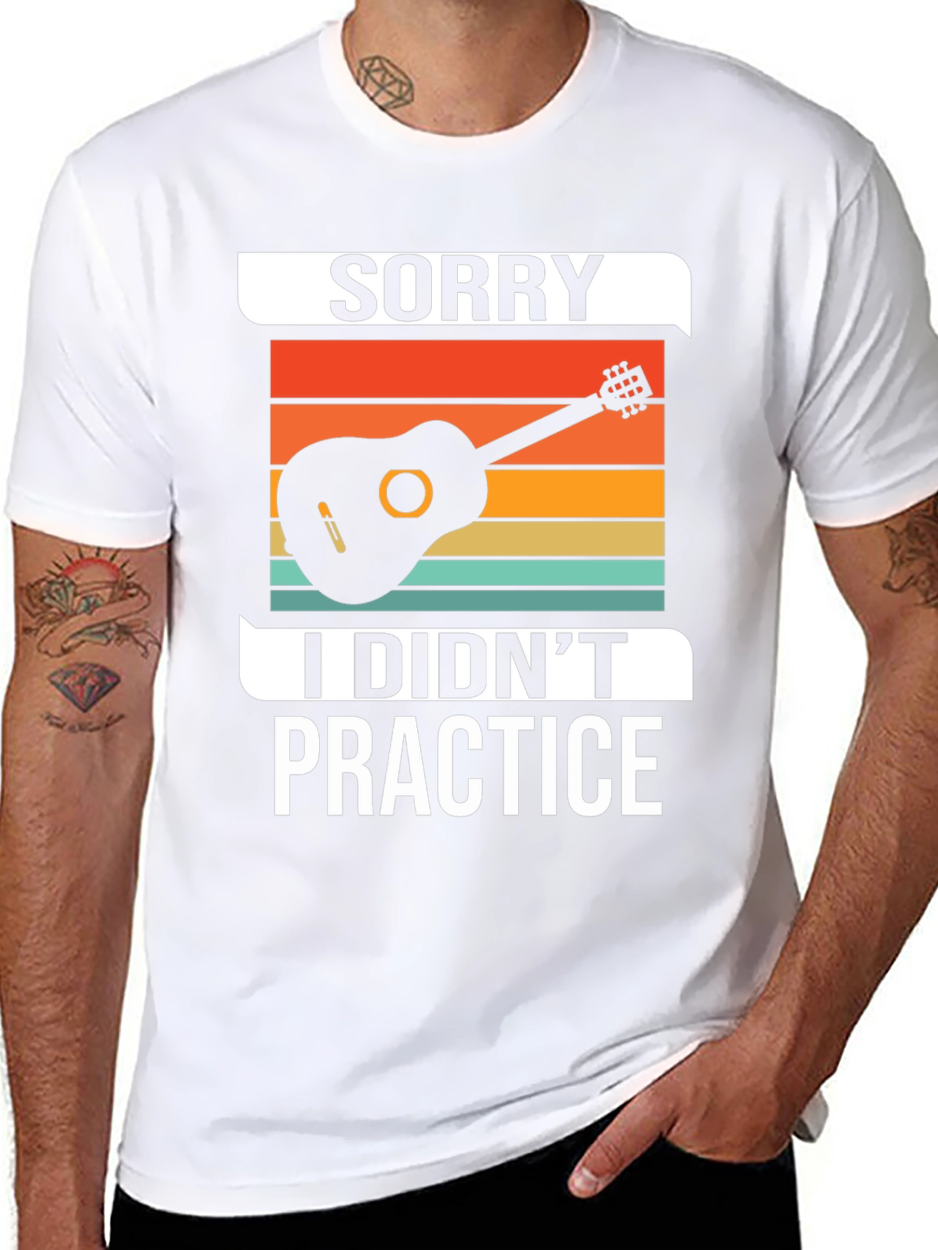 Sorry I Didnt Practice Guitarist T-Shirt