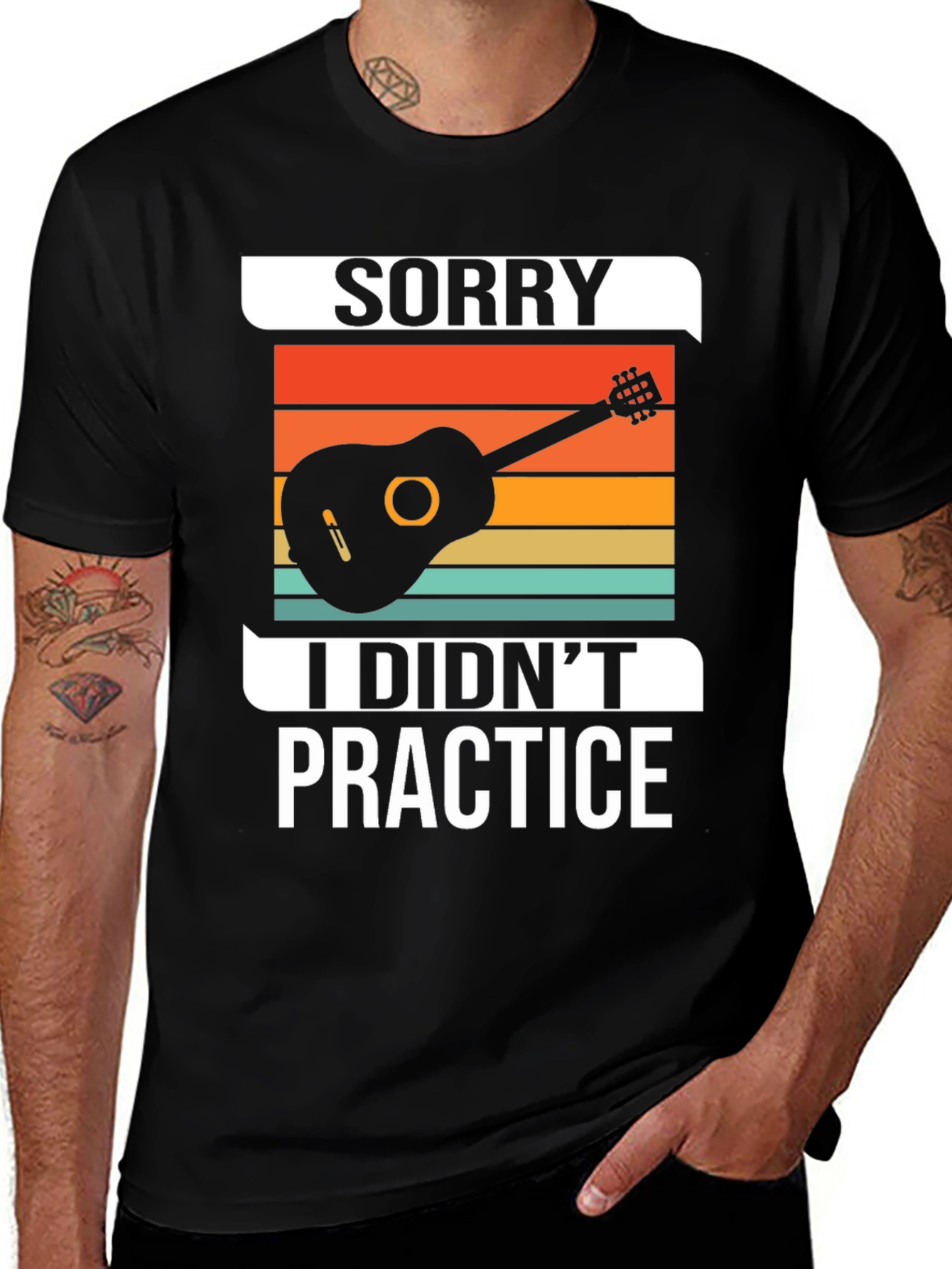 Sorry I Didnt Practice Guitarist T-Shirt