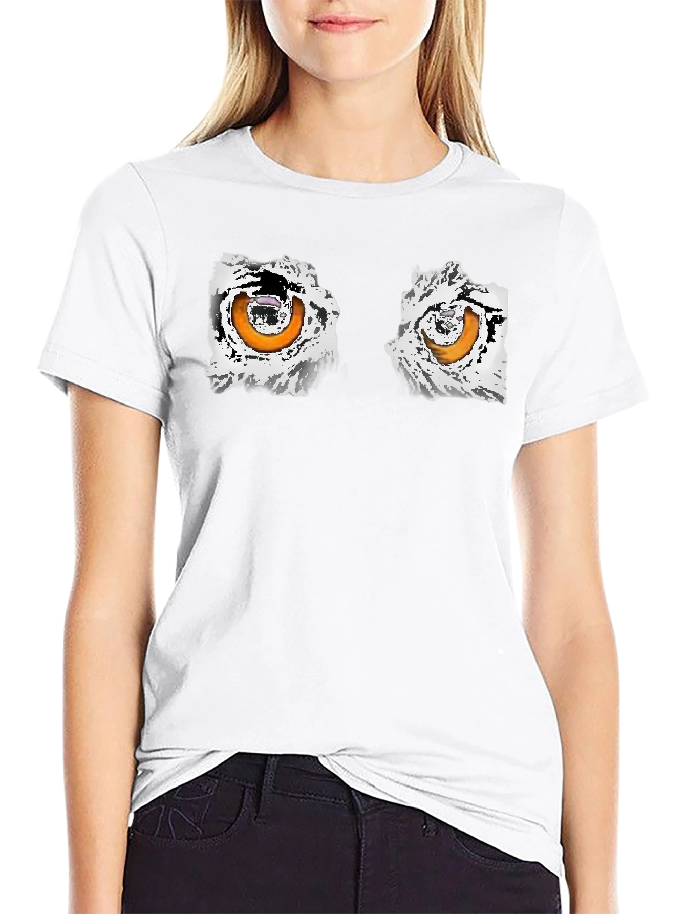 Eye-Catching Graphic Black T-Shirt