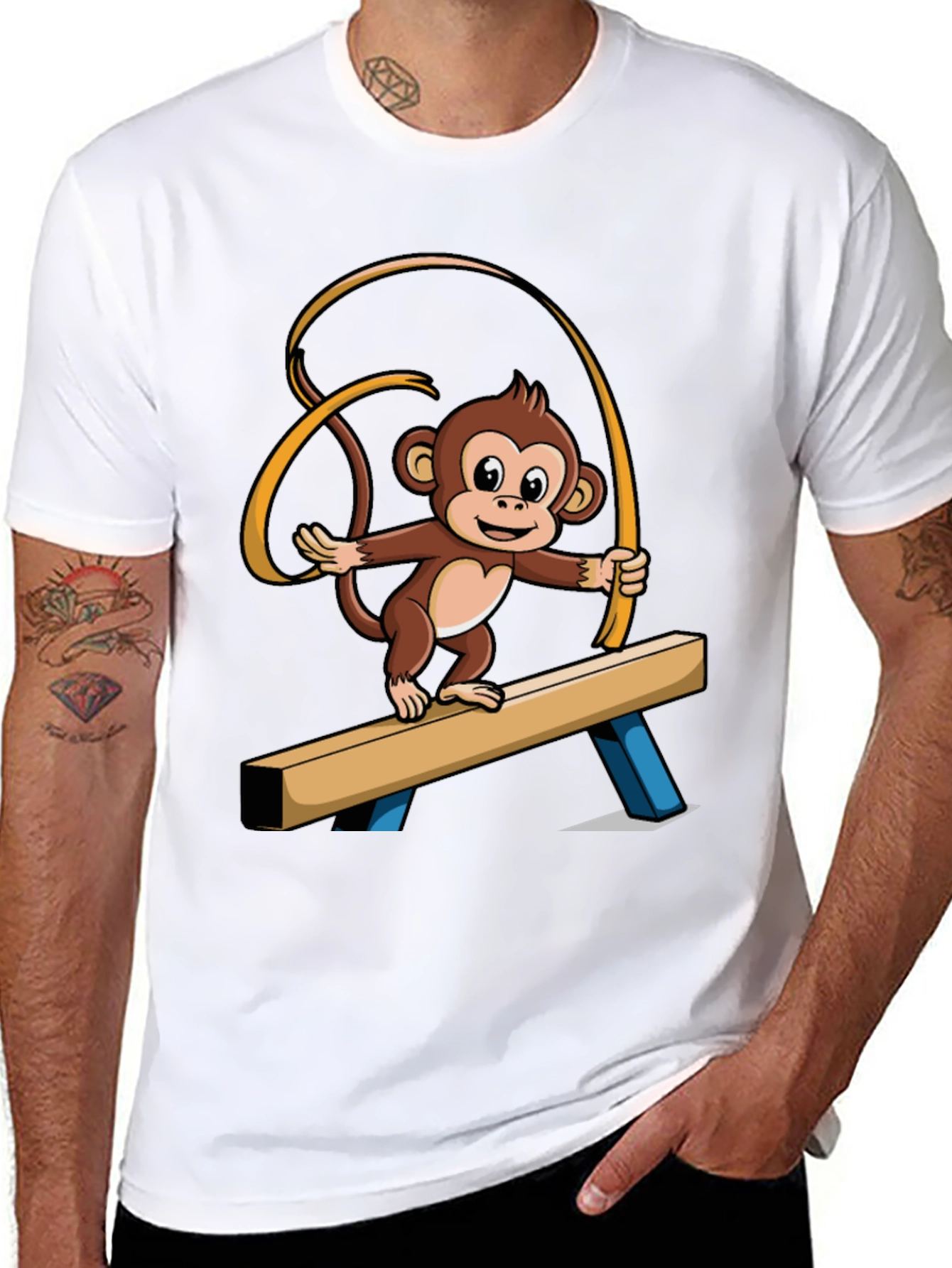 Monkey Gymnastics T-Shirt