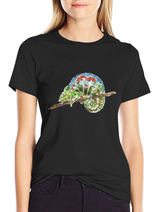 Chameleon Mushroom Graphic Tee