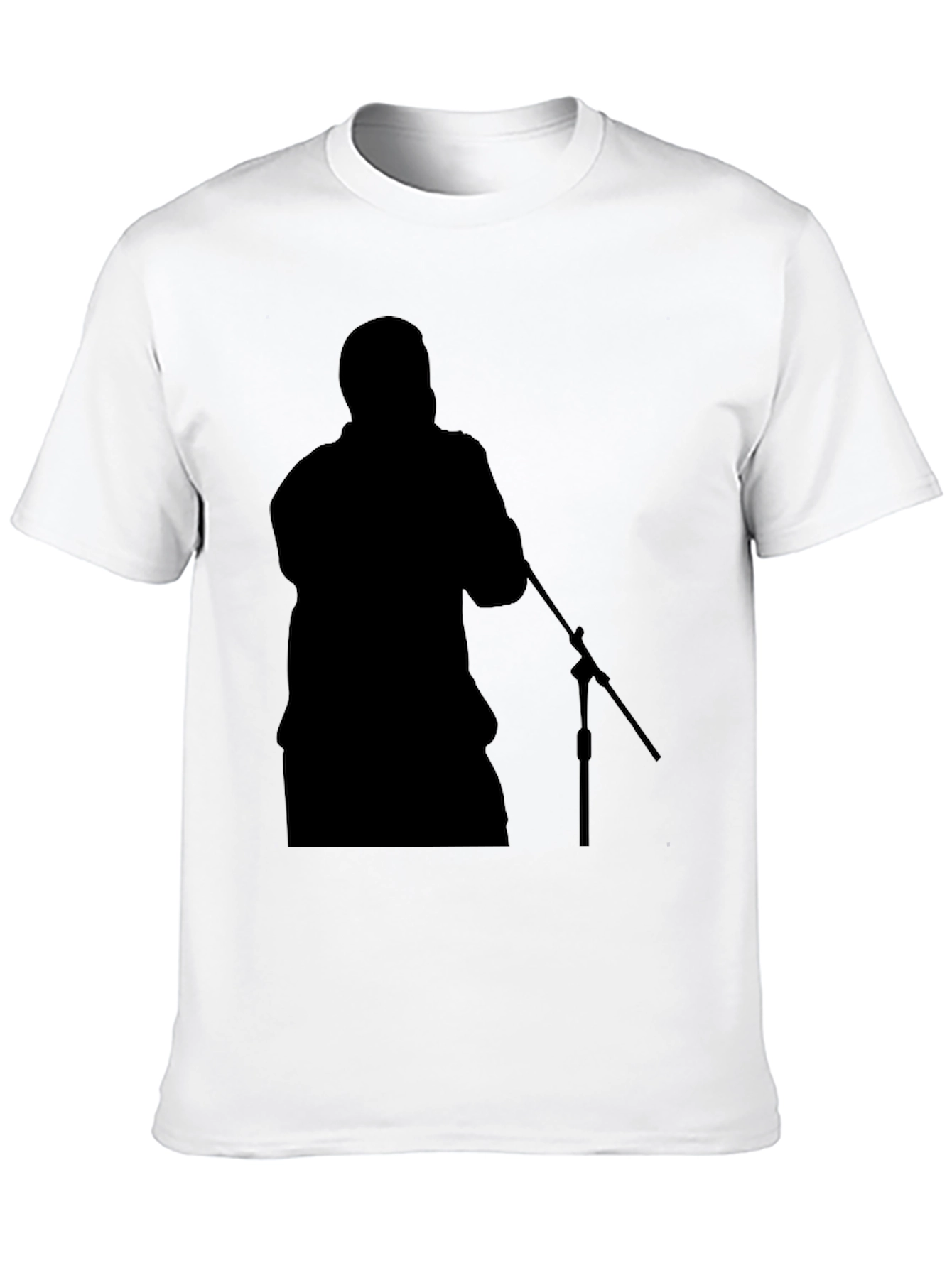 Silhouette Singer Black T-Shirt