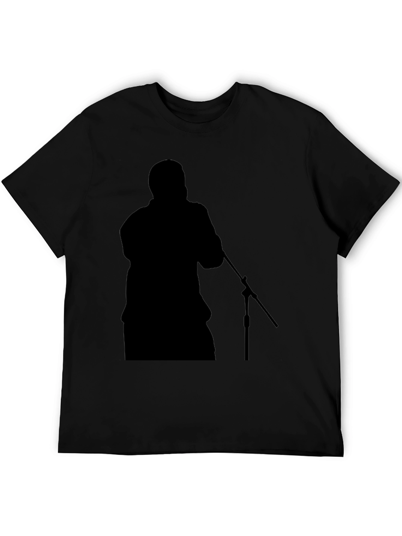 Silhouette Singer Black T-Shirt