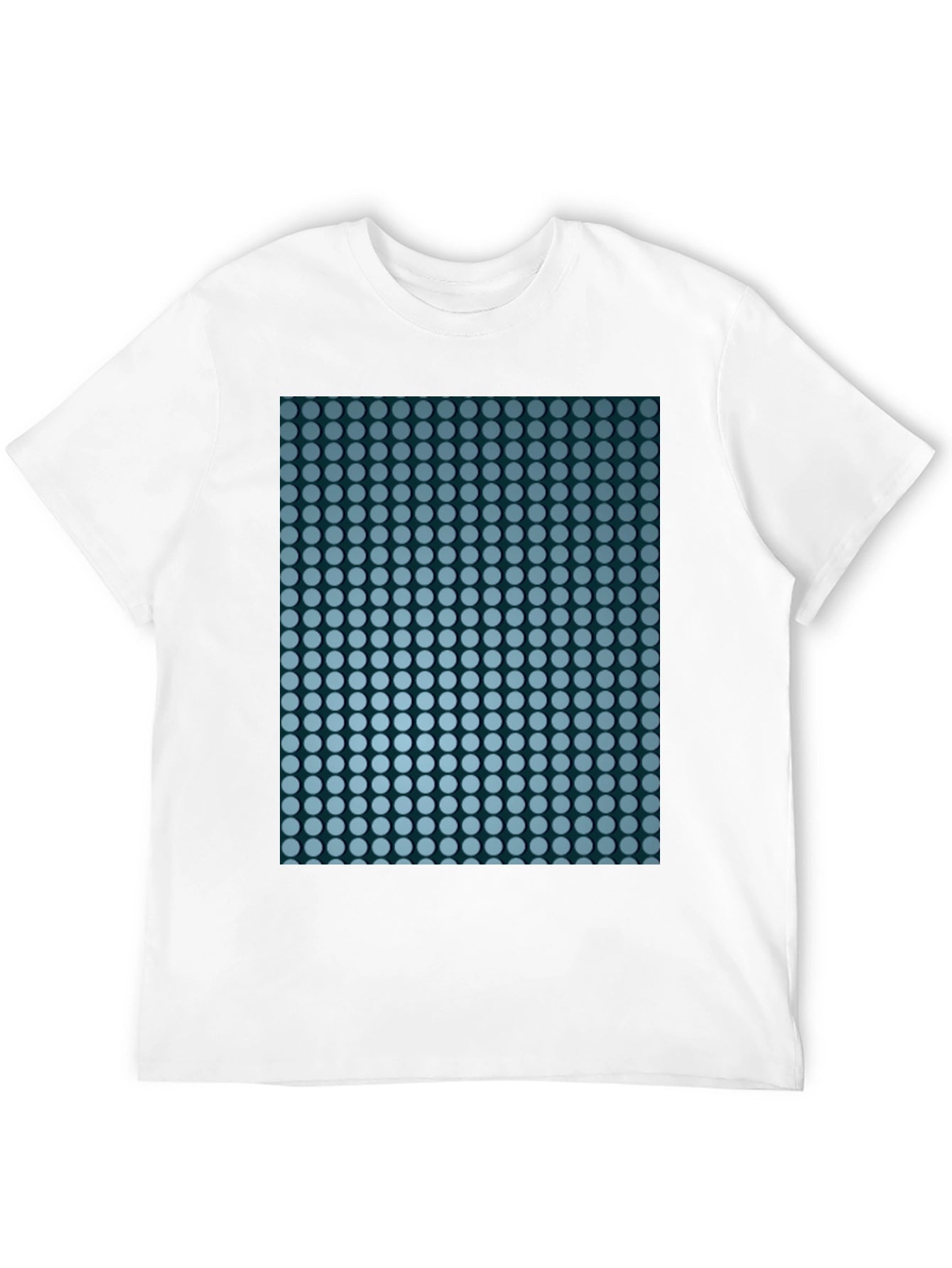 Dotted Pattern Tee - Modern Style