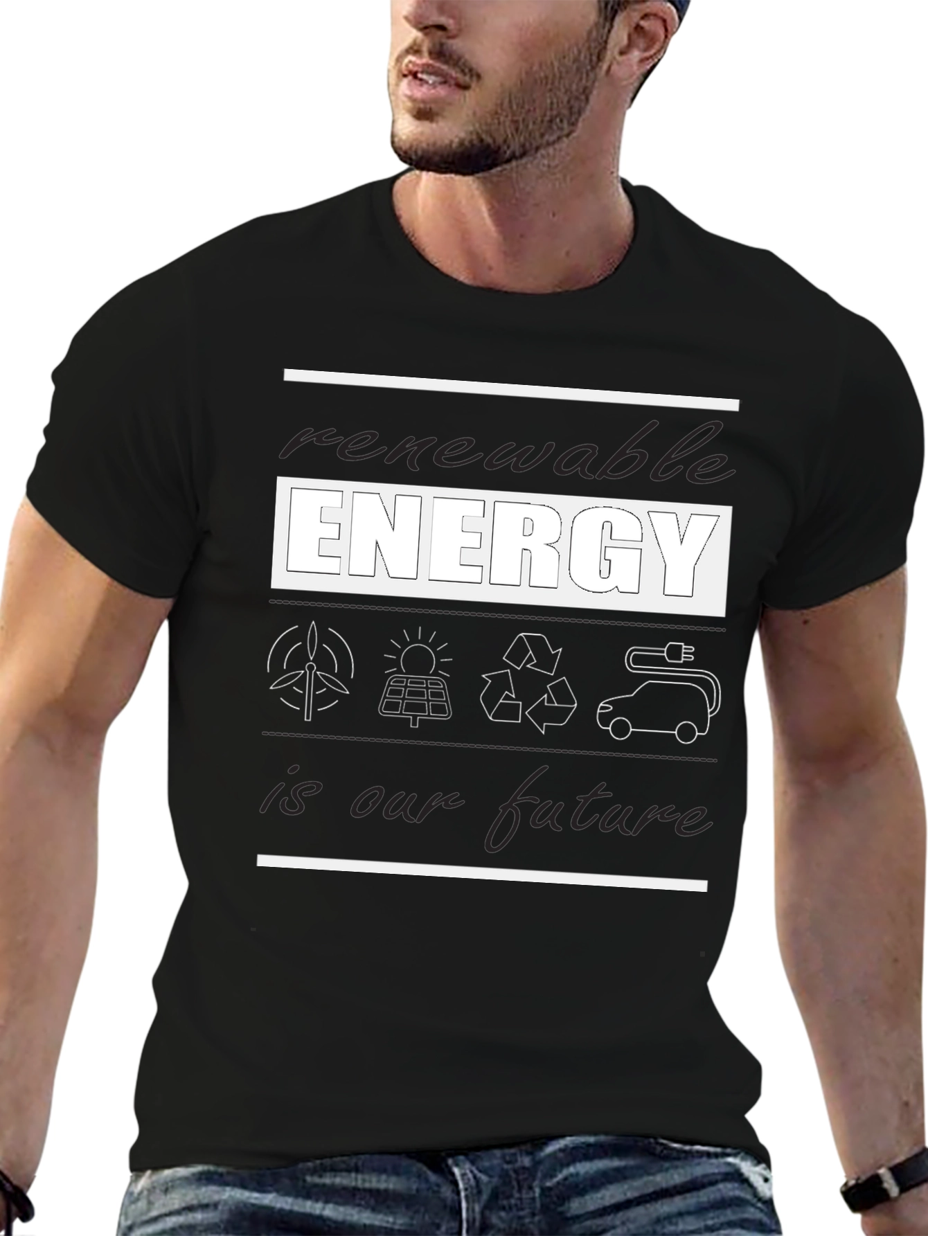 Renewable Energy T-Shirt - Future Focused Design