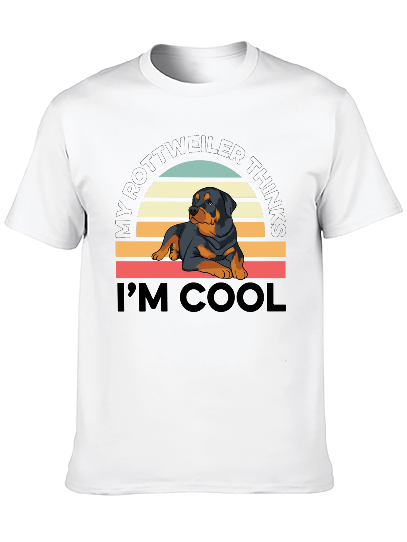 Rottweiler Sunset T-Shirt - Im Cool