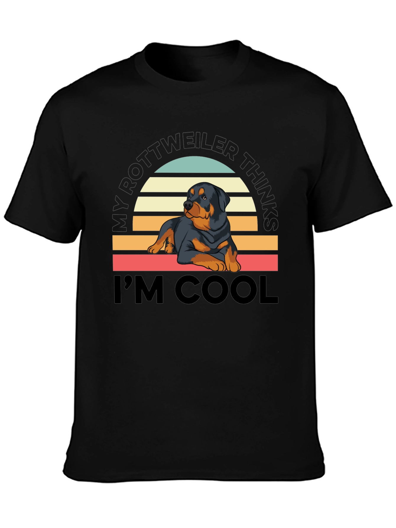 Rottweiler Sunset T-Shirt - Im Cool
