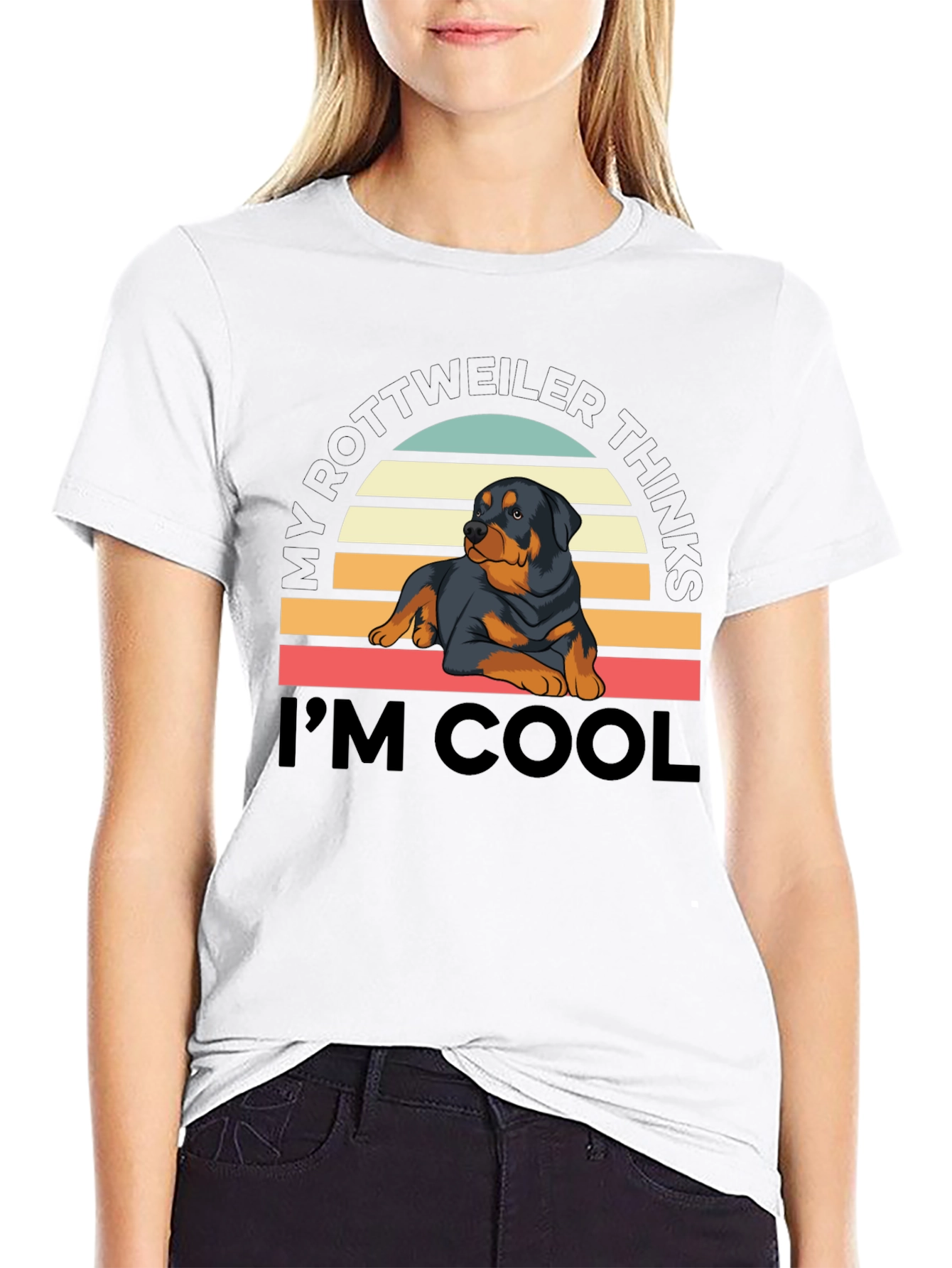 Rottweiler Sunset T-Shirt - Im Cool