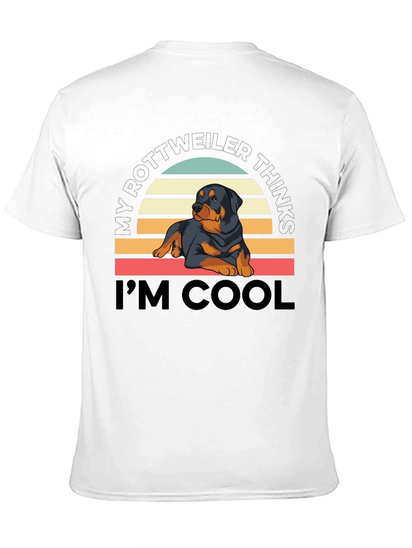 Rottweiler Sunset T-Shirt - Im Cool