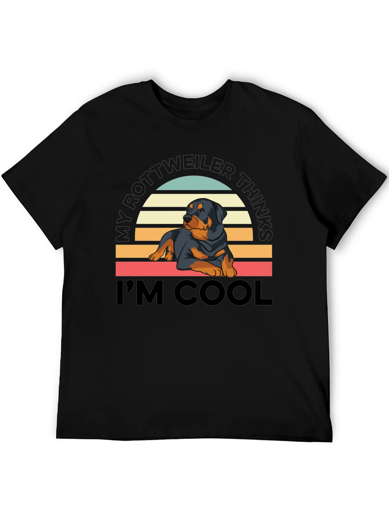 Rottweiler Sunset T-Shirt - Im Cool