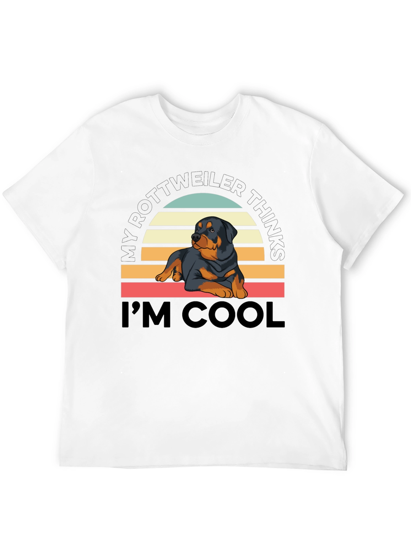 Rottweiler Sunset T-Shirt - Im Cool