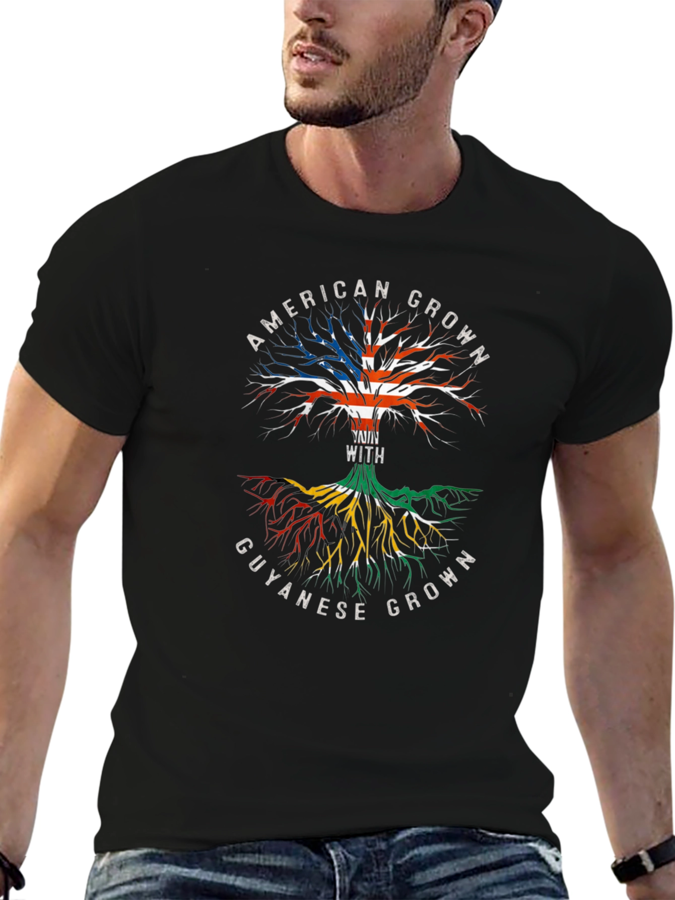 American Grown with Guyanese Roots T-Shirt