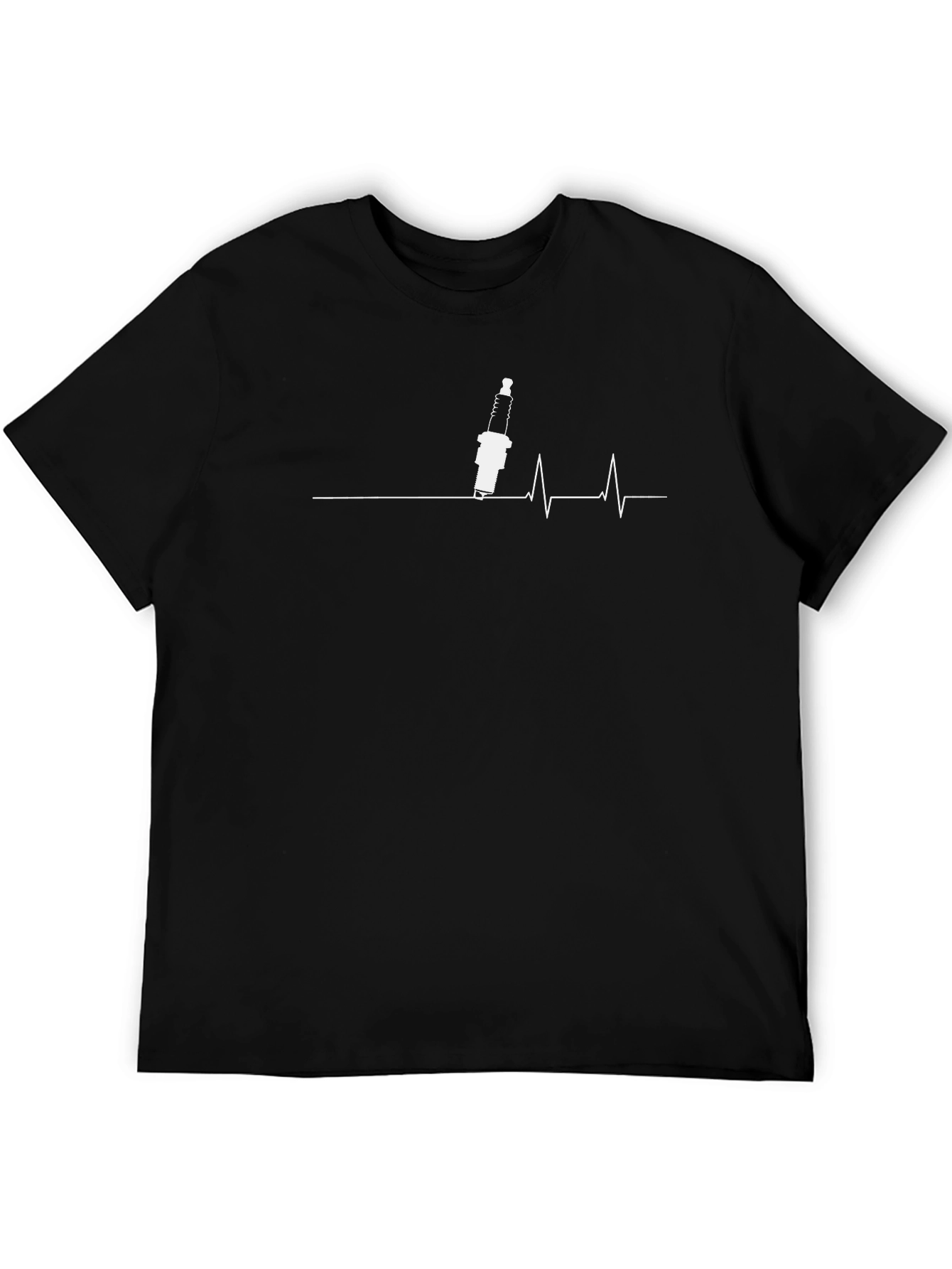 Spark Plug Heartbeat Graphic Tee