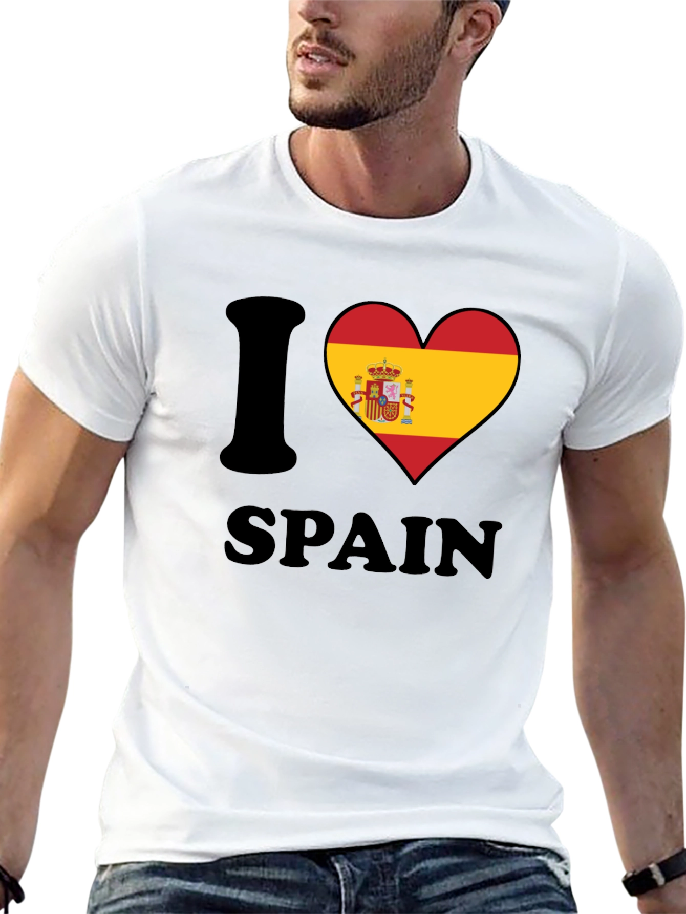 I Heart Spain T-Shirt Novelty Design
