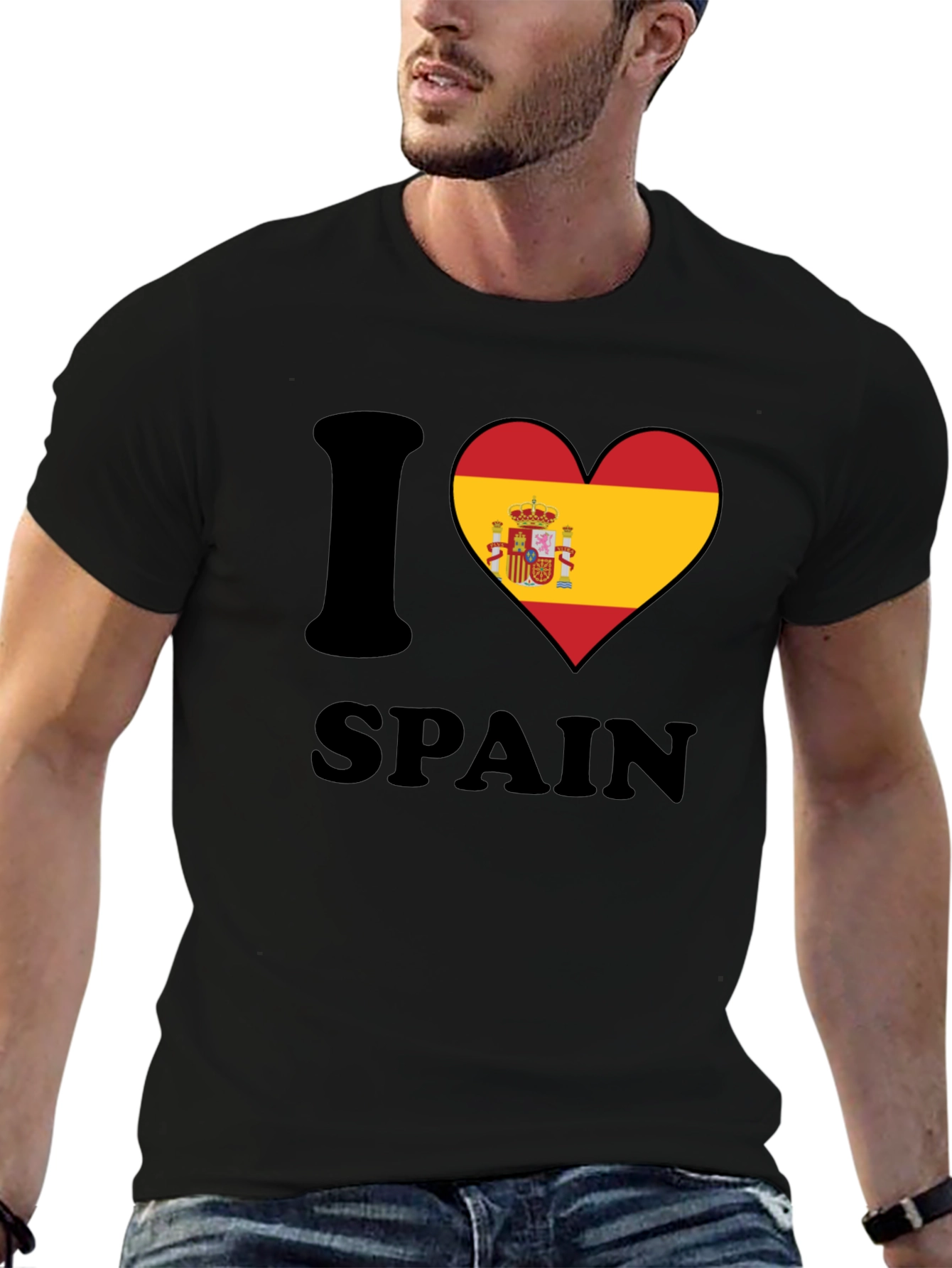 I Heart Spain T-Shirt Novelty Design