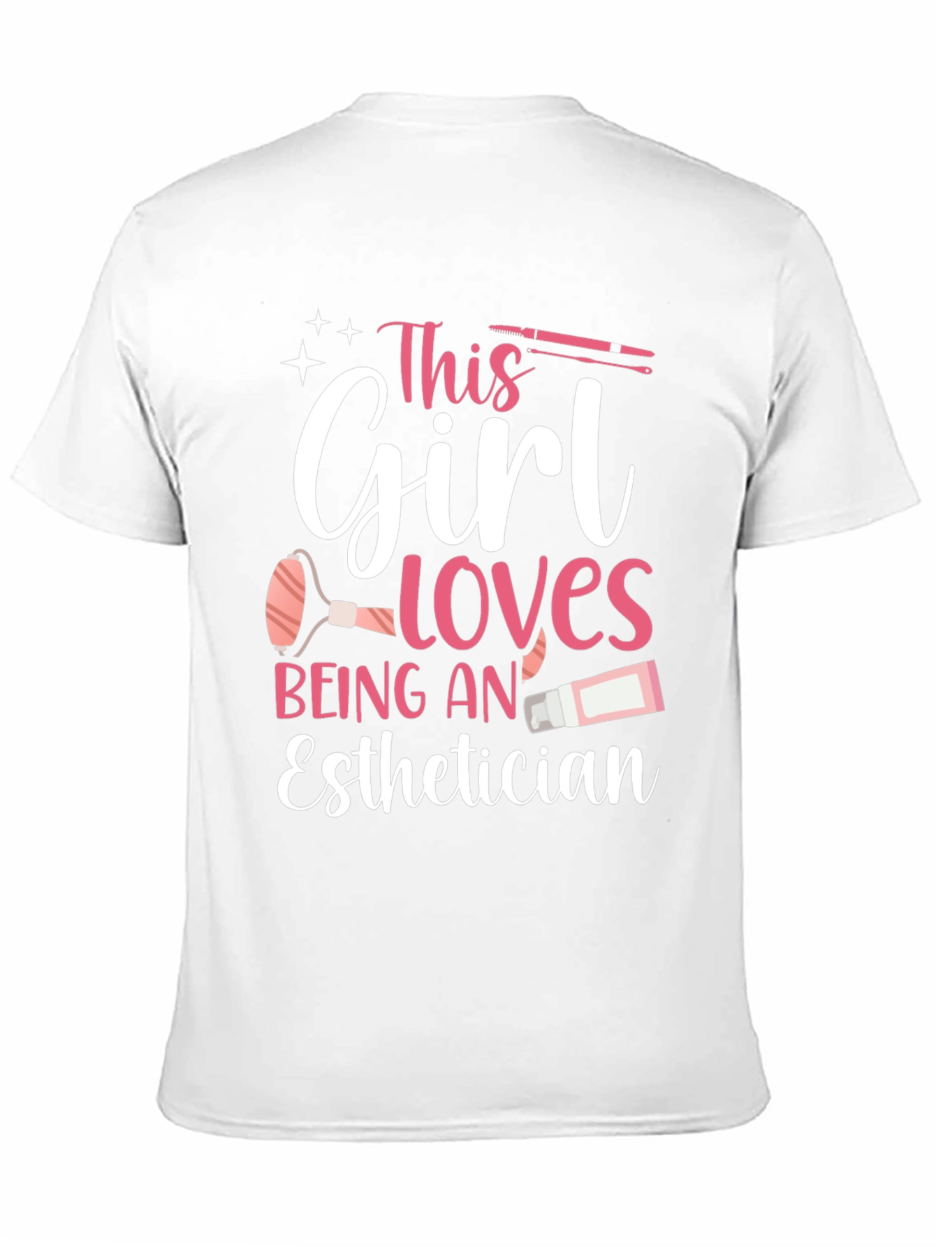 Esthetician Girl Black T-Shirt