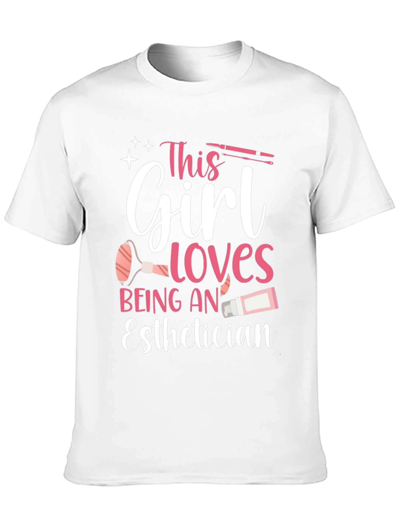 Esthetician Girl Black T-Shirt