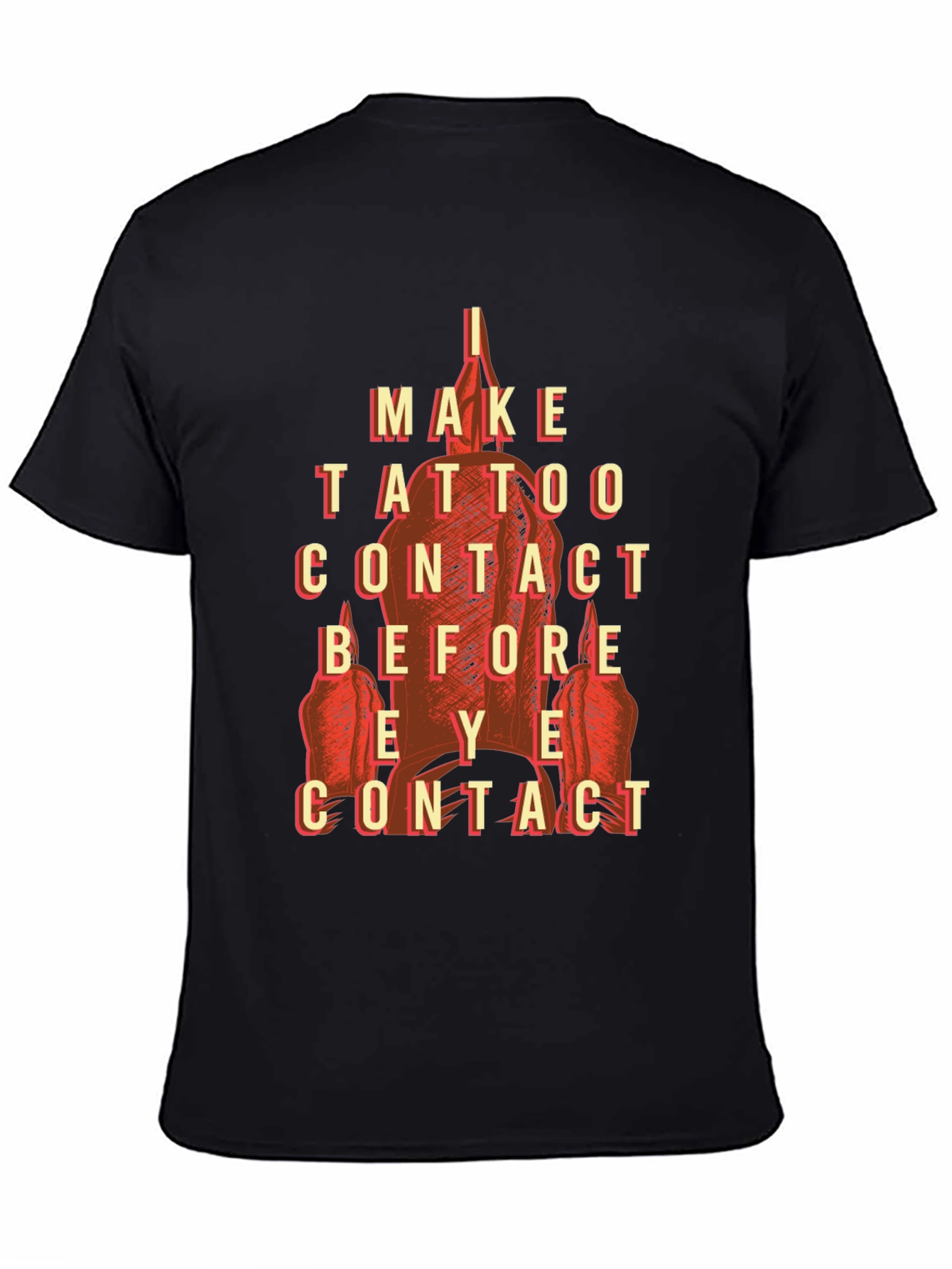 Tattoo Contact T-Shirt - Funny Ink Lover Tee