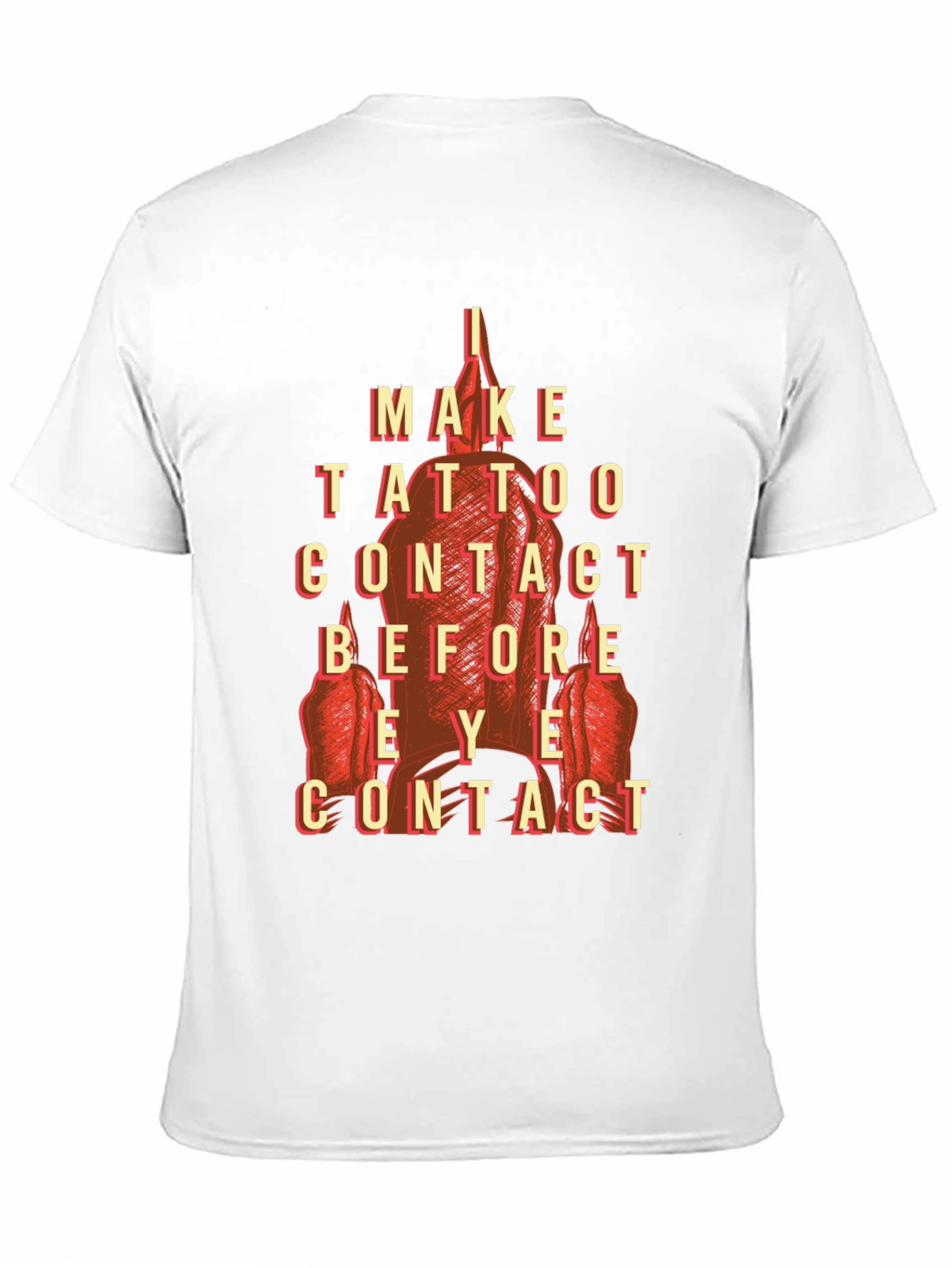 Tattoo Contact T-Shirt - Funny Ink Lover Tee
