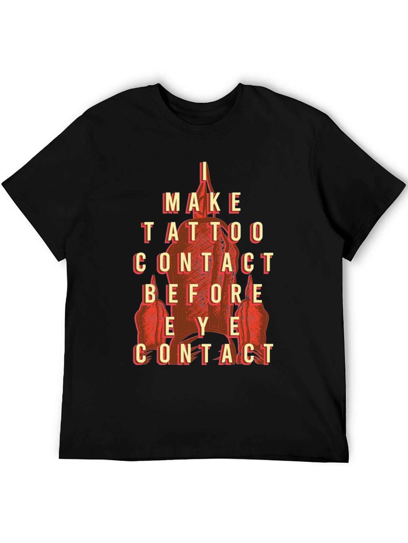 Tattoo Contact T-Shirt - Funny Ink Lover Tee