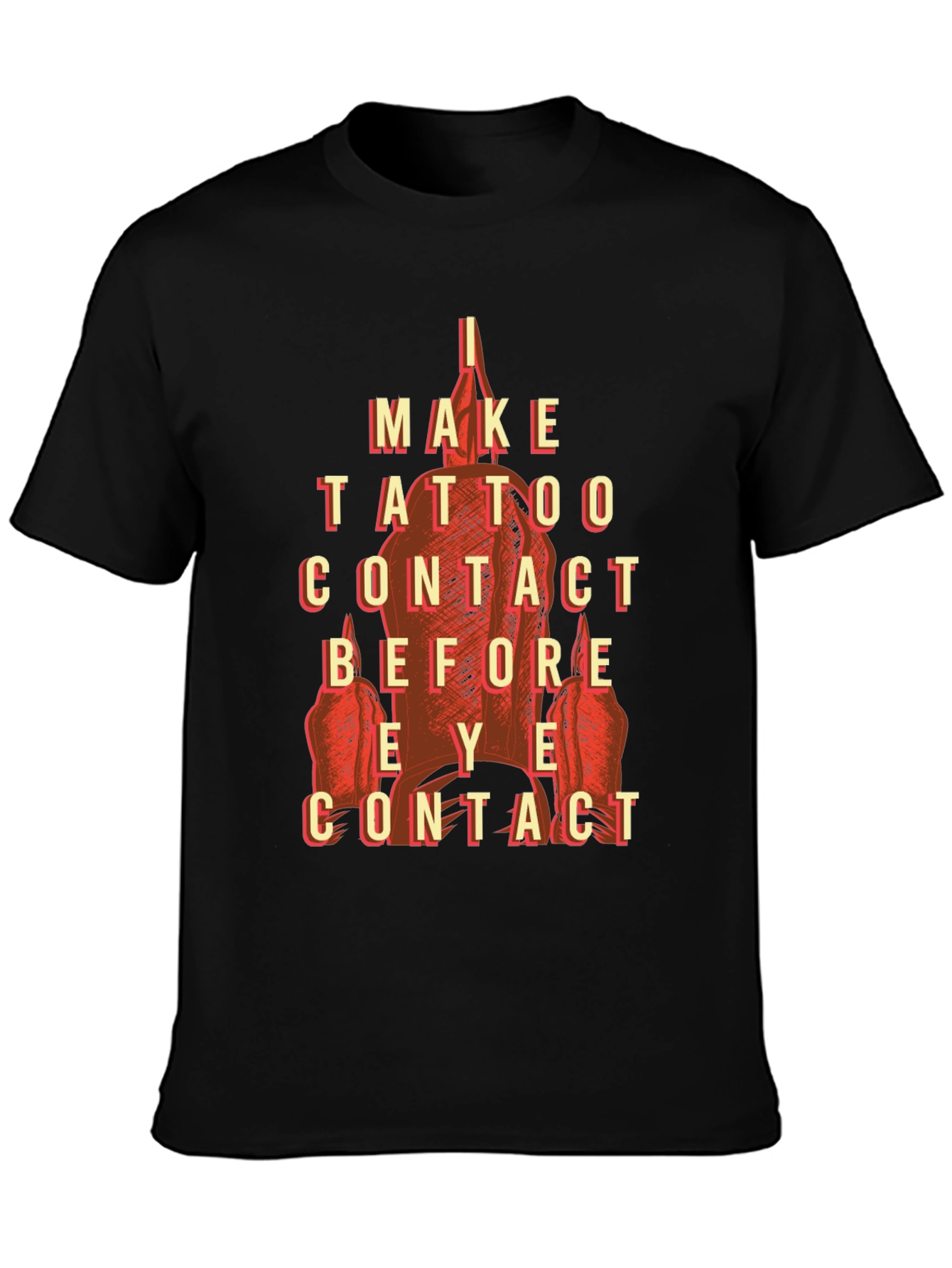Tattoo Contact T-Shirt - Funny Ink Lover Tee