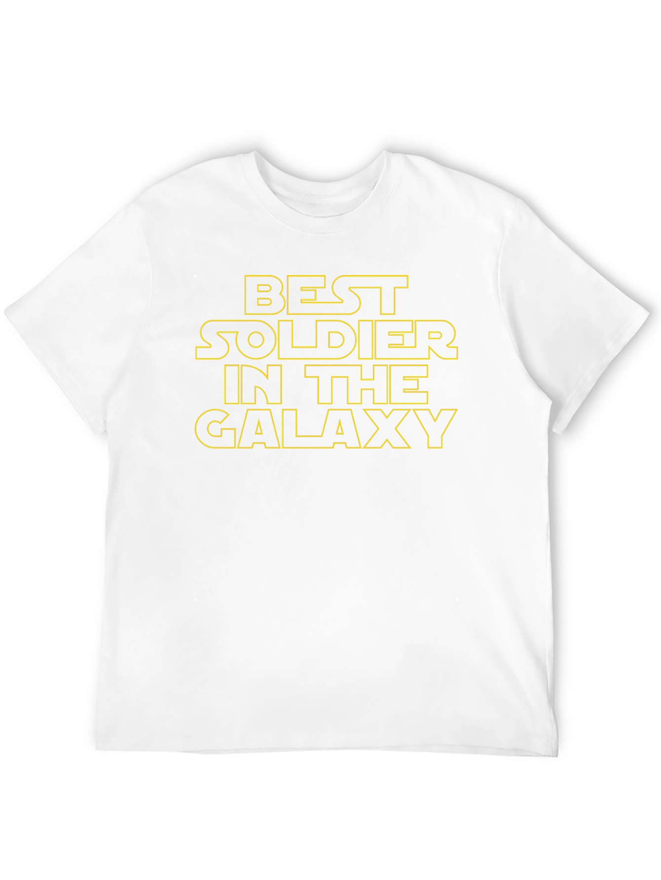 Best Soldier in the Galaxy Black T-Shirt