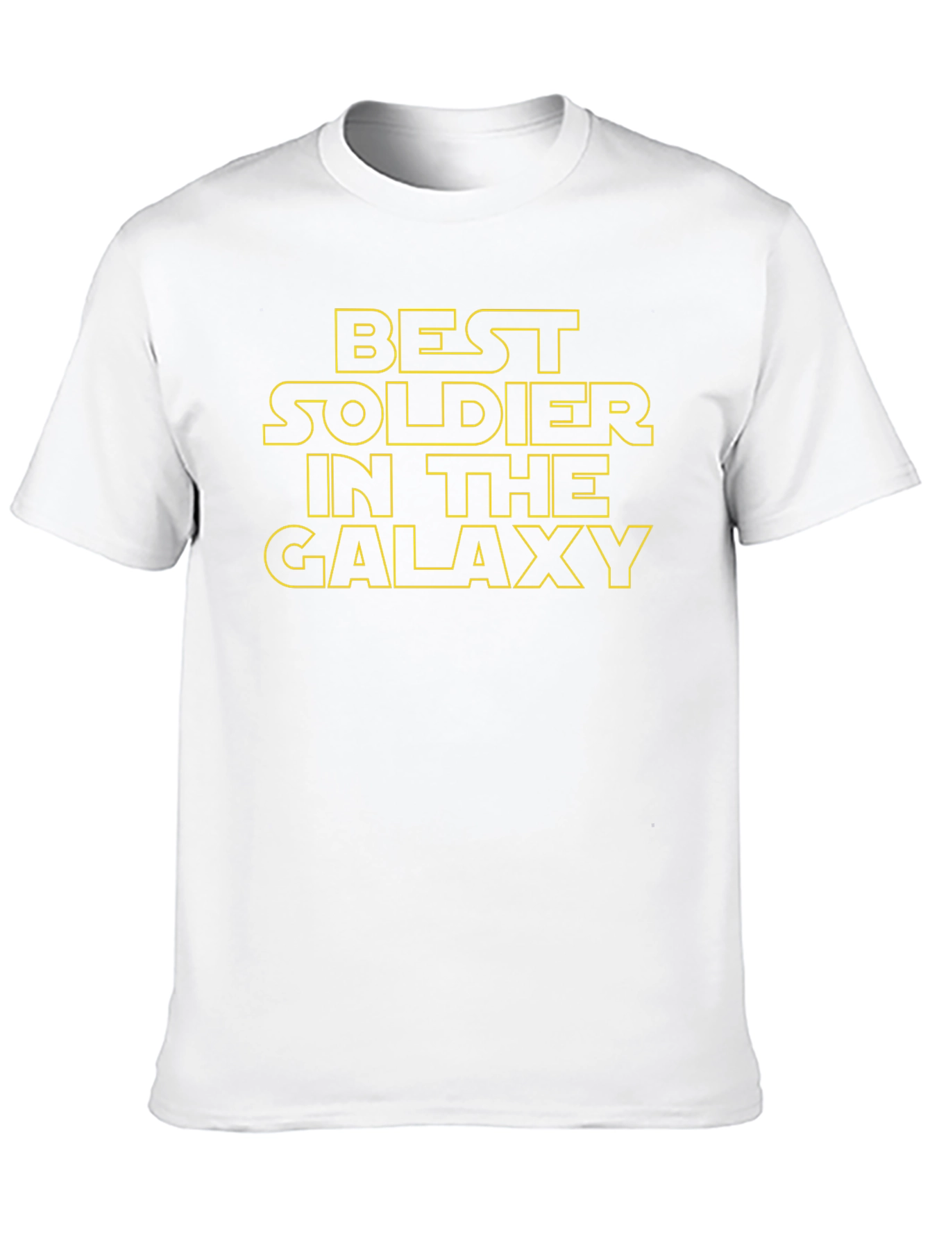 Best Soldier in the Galaxy Black T-Shirt